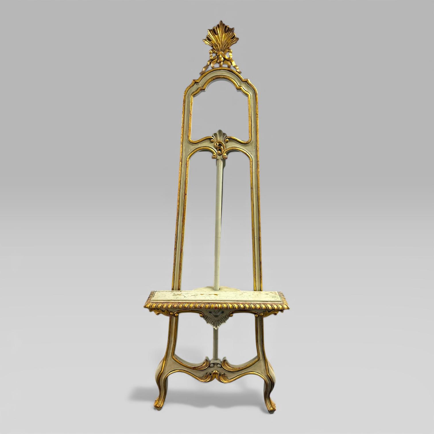 Antique Victorian Painted and Gilt Louis XV Style Artist’s Easel, Film Prop (1 of 14)