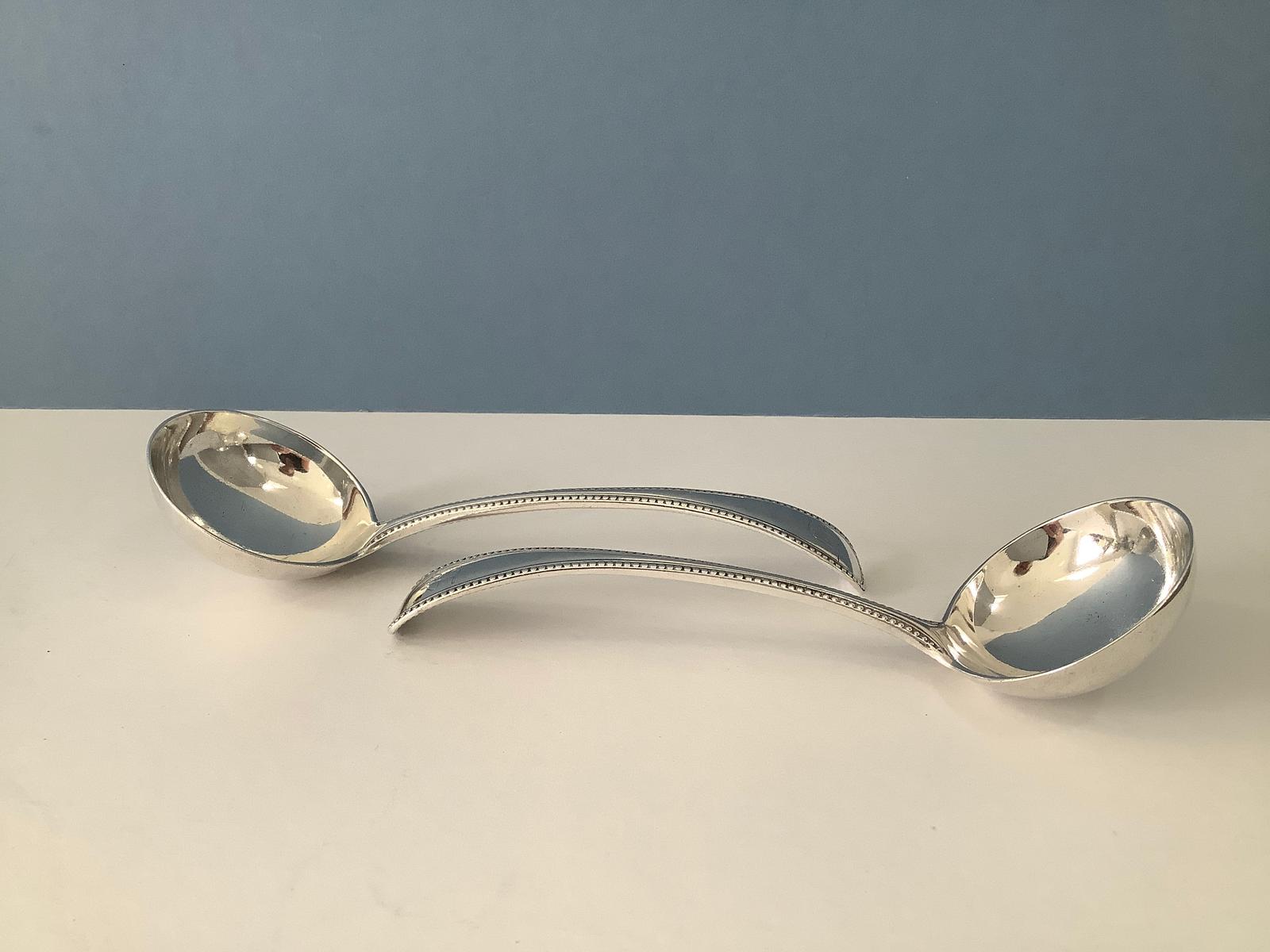 Pair of Victorian Silver Ladles (1 of 5)