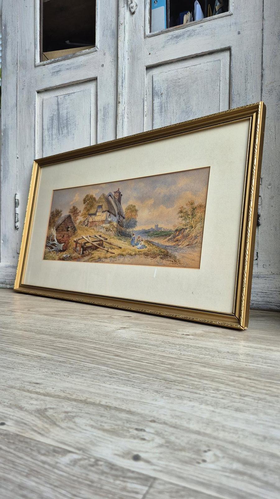 Antique Rural Watercolour Landscape (1 of 20) Antique Rural Watercolour Landscape (1 of 20)