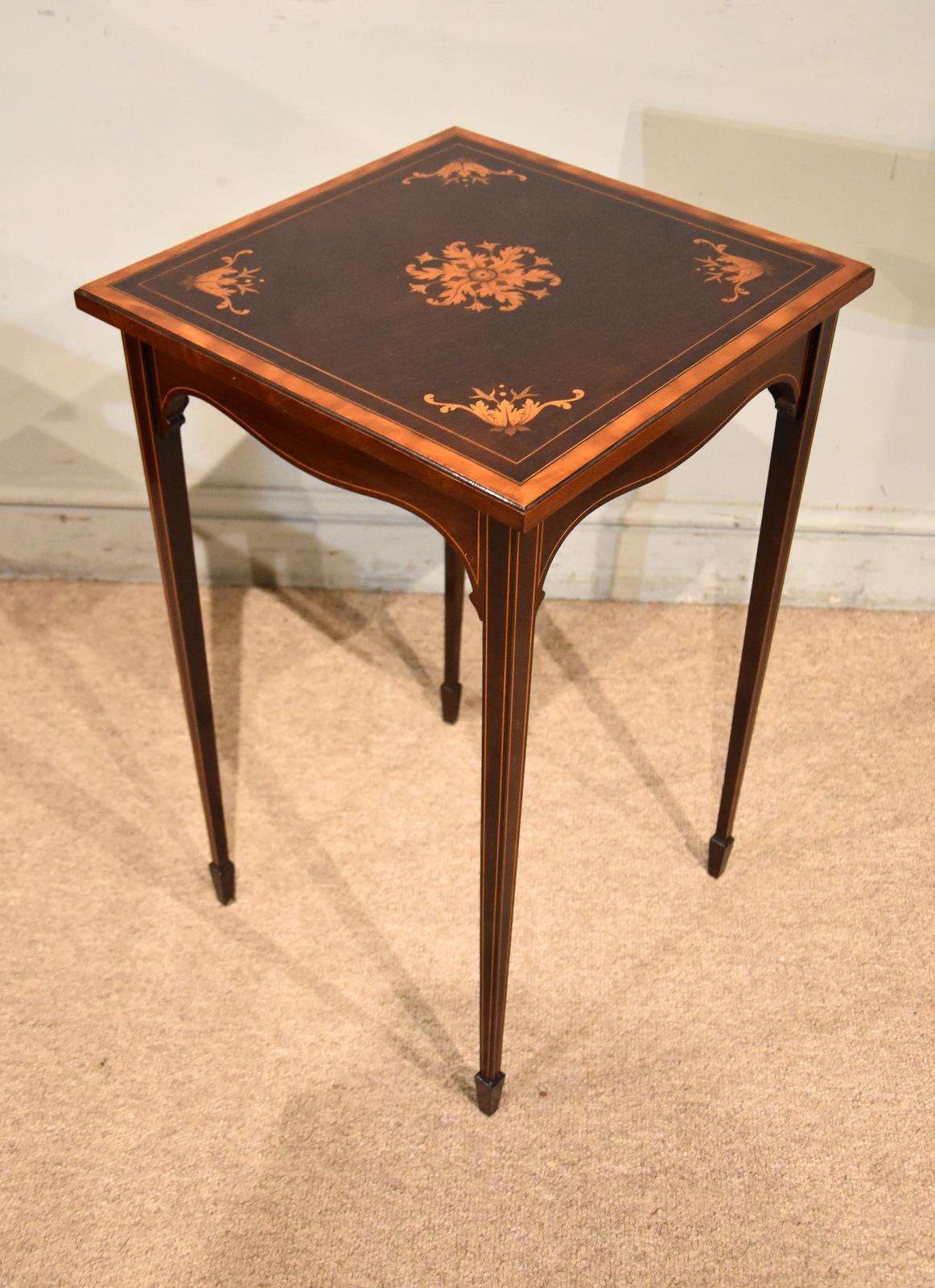 Fine Quality Marquetry Inlaid Occasional Table (1 of 6) Fine Quality Marquetry Inlaid Occasional Table (1 of 6)