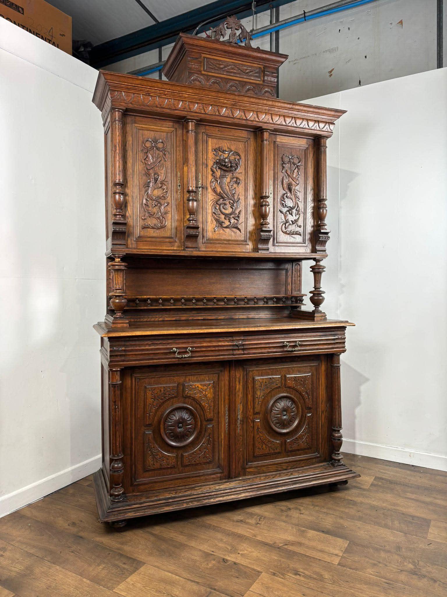 19th Century French Renaissance Style Carved Oak Buffet Sideboard (1 of 16) 19th Century French Renaissance Style Carved Oak Buffet Sideboard (1 of 16)