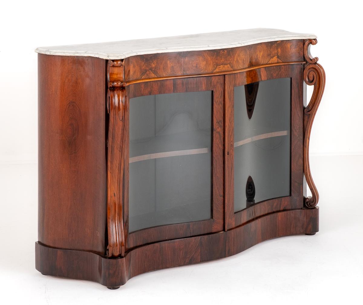 Victorian Rosewood Side Cabinet (1 of 9)