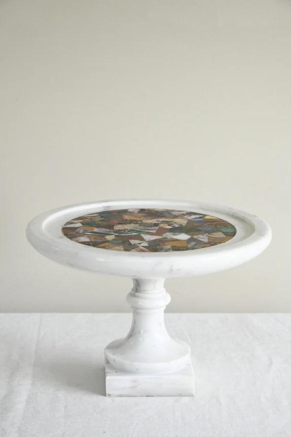 White Marble & Specimen Stone Tazza (1 of 11)