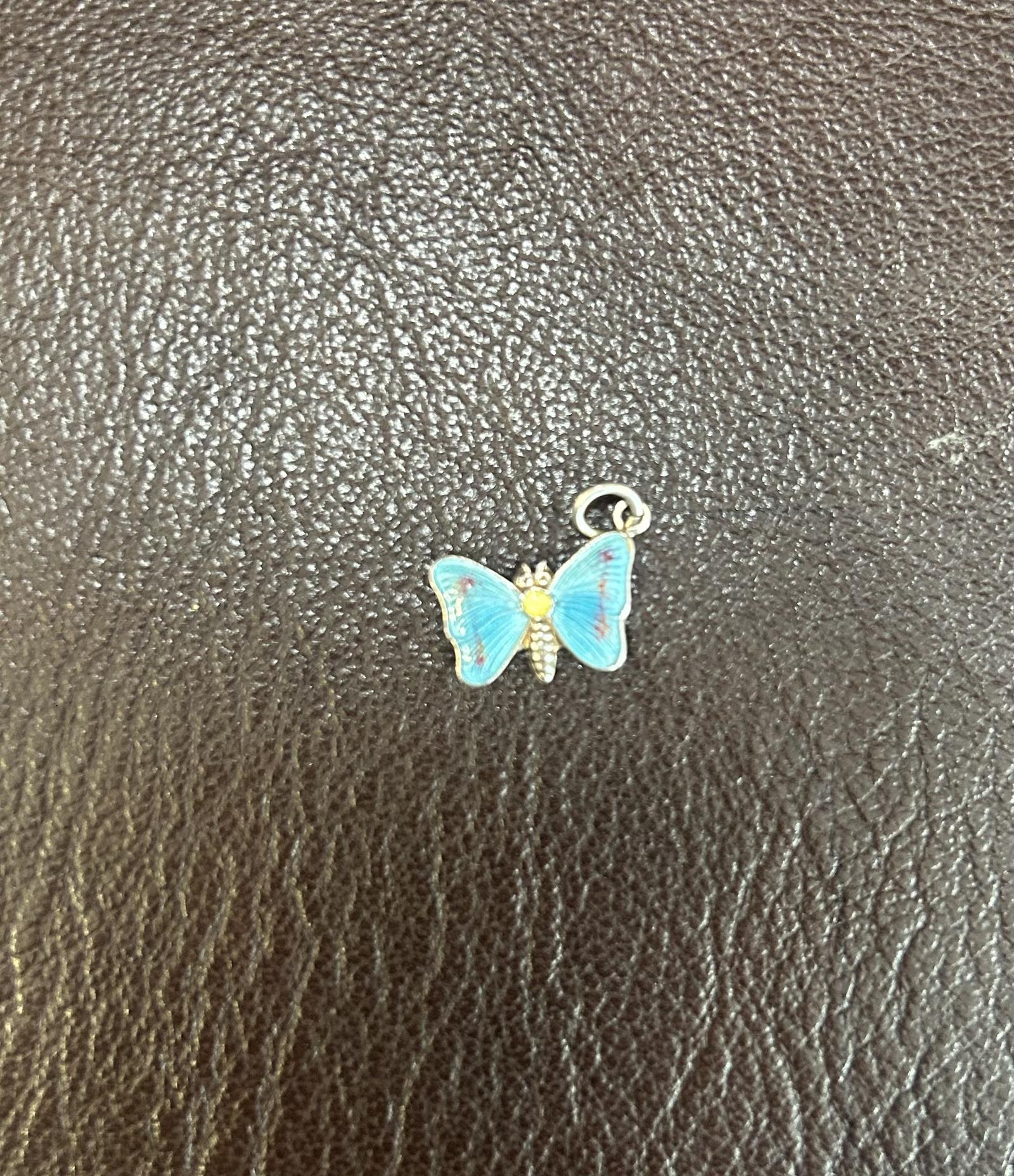 Silver & Enamel Butterfly Pendant (1 of 2) Silver & Enamel Butterfly Pendant (1 of 2)