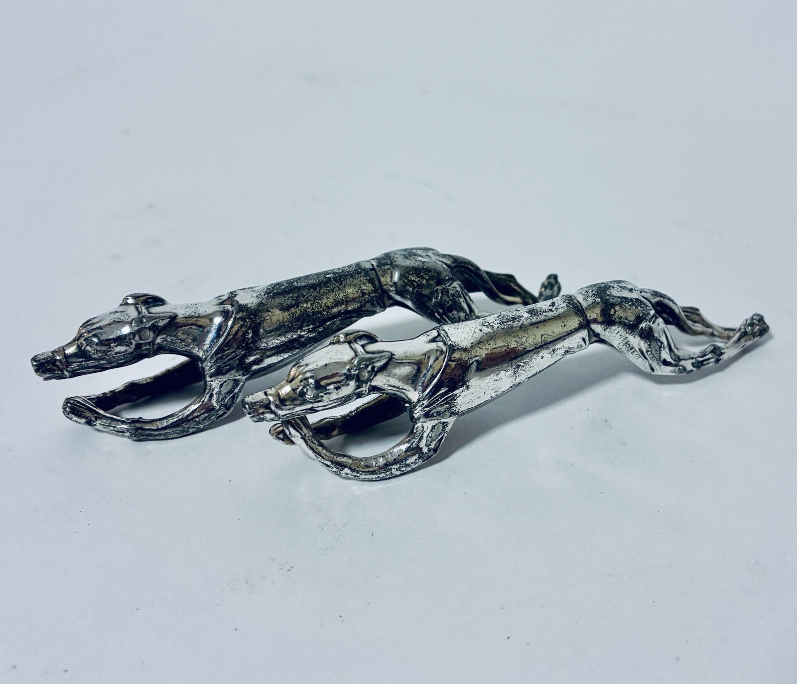 Pair of WMF Racing Greyhound Knife Rests (1 of 10) Pair of WMF Racing Greyhound Knife Rests (1 of 10)