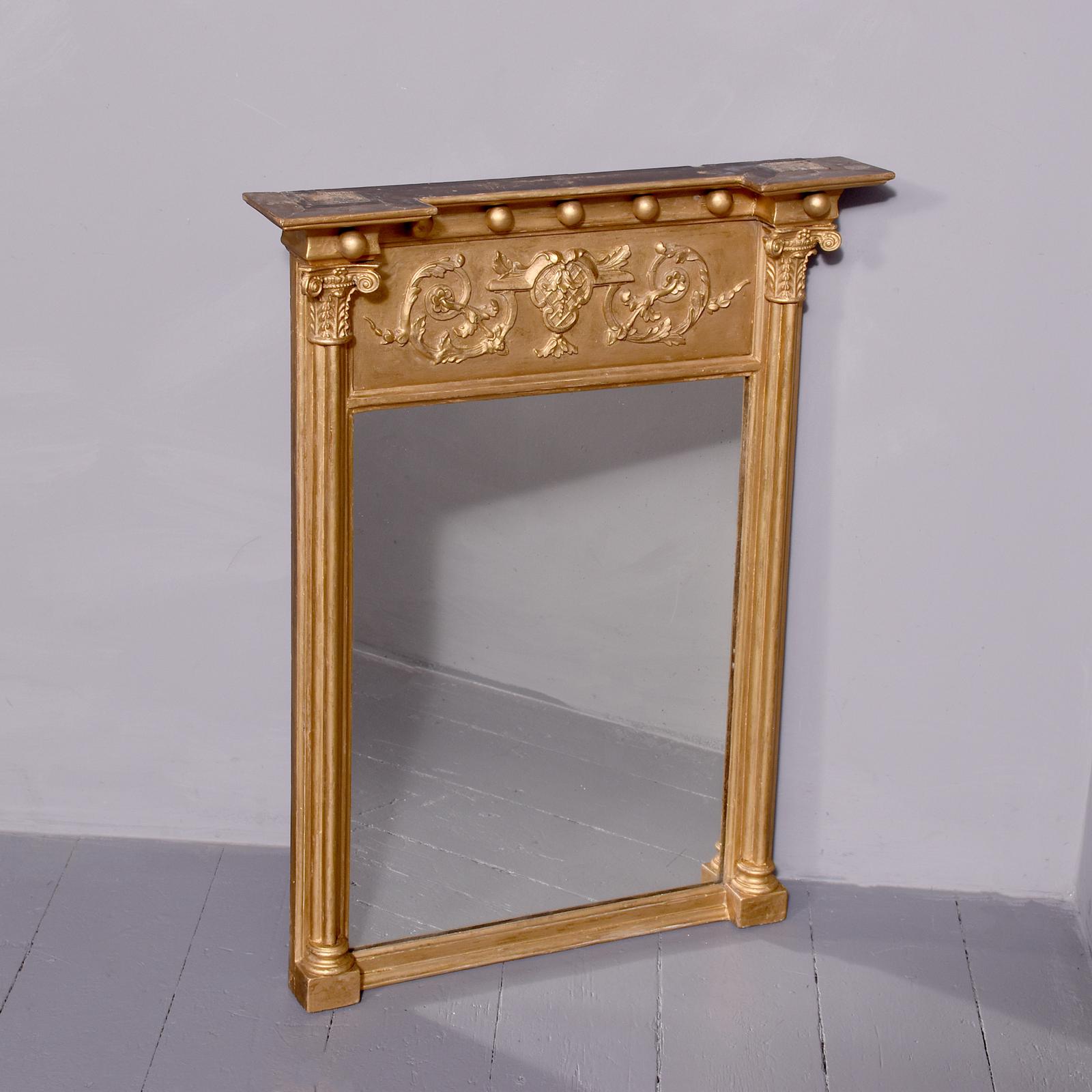 Regency Giltwood Rectangular Wall Mirror (1 of 5)