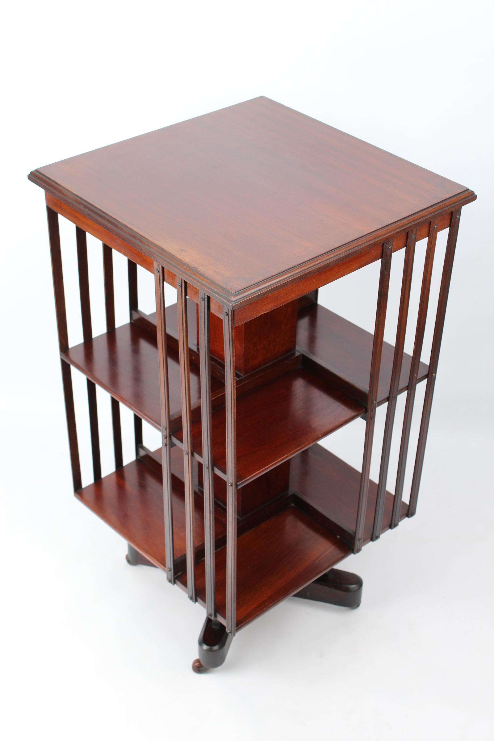 An Edwardian Mahogany Revolving Bookcase (1 of 13) An Edwardian Mahogany Revolving Bookcase (1 of 13)