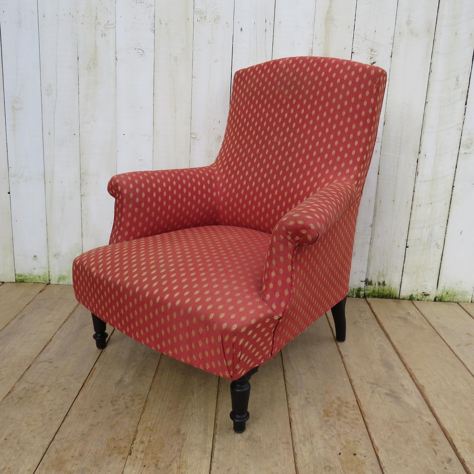 Antique French Napoleon III Armchair (1 of 8)
