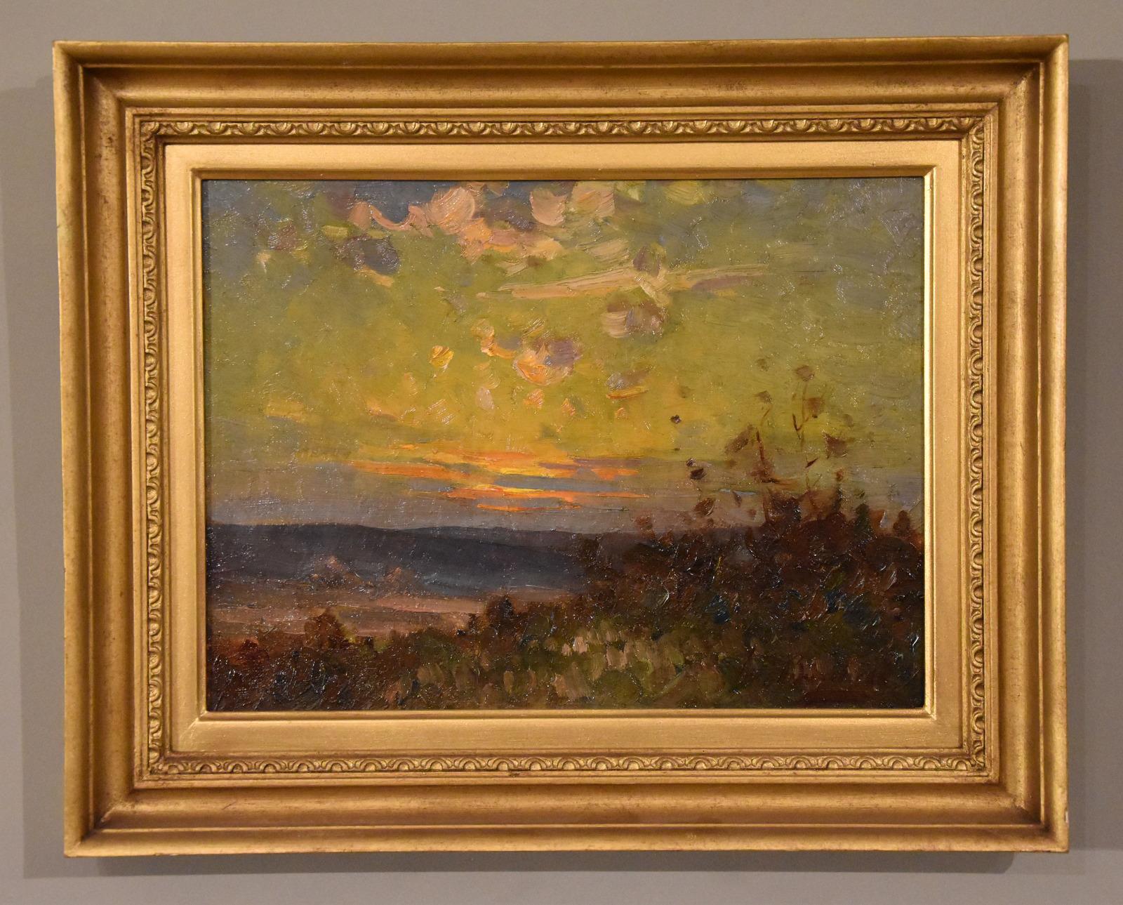 Oil Painting Pair by William F. Burchell “Sunset” (1 of 3) Oil Painting Pair by William F. Burchell “Sunset” (1 of 3)