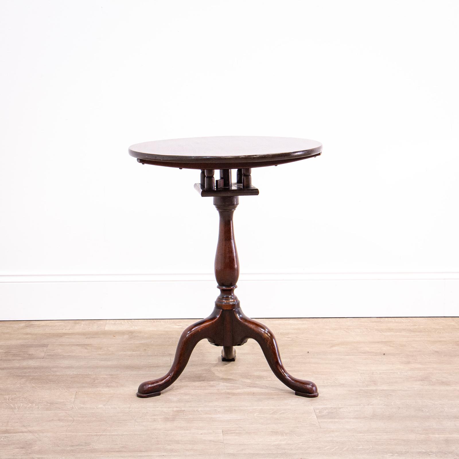 Georgian Mahogany Tilt Top Table with Birdcage Mechanism (1 of 6) Georgian Mahogany Tilt Top Table with Birdcage Mechanism (1 of 6)