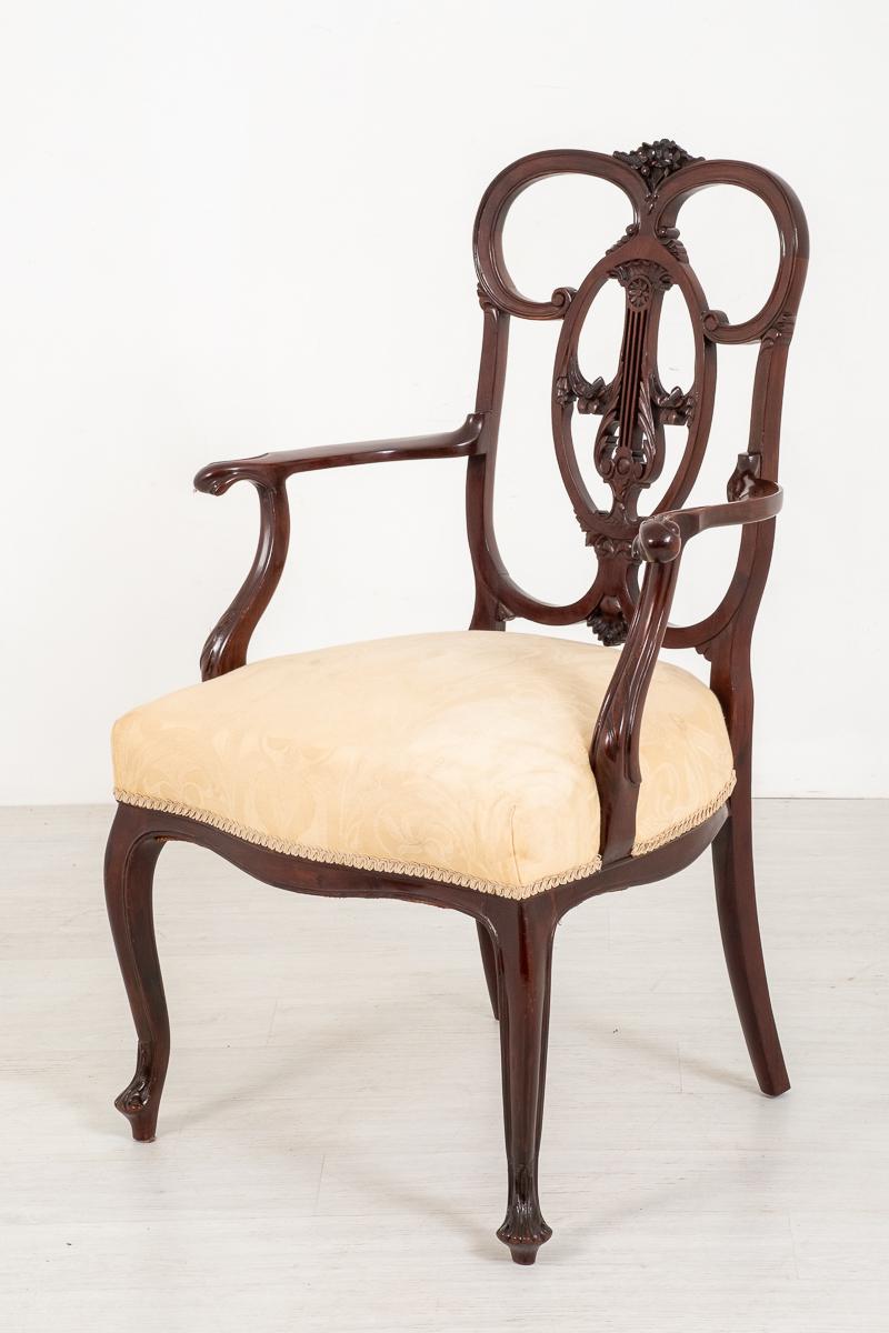 Elegant Mahogany Chippendale Style Carver Chair (1 of 7)