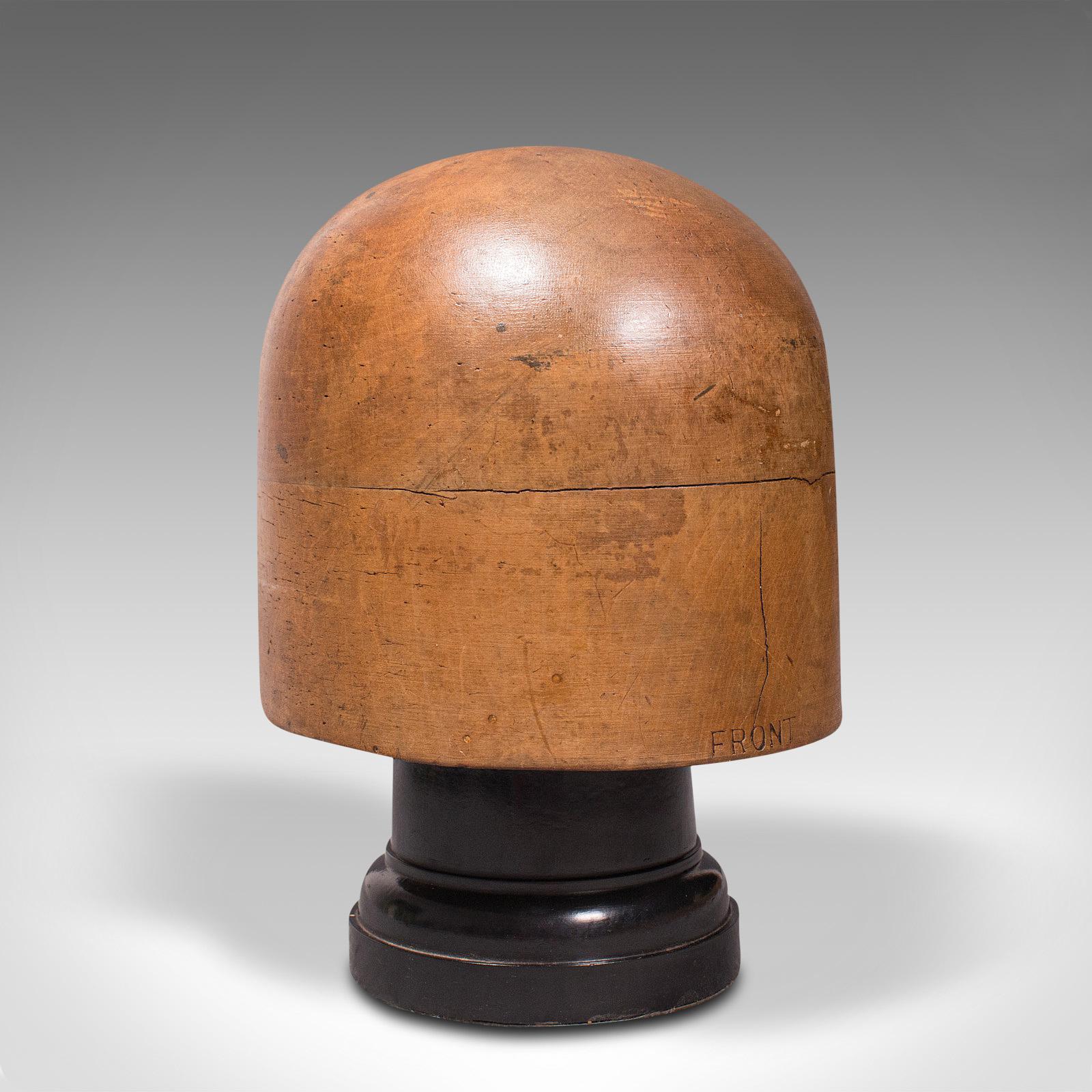 Antique Milliner's Hat Block, English, Beech, Shop Display Stand, Edwardian (1 of 12) Antique Milliner's Hat Block, English, Beech, Shop Display Stand, Edwardian (1 of 12)