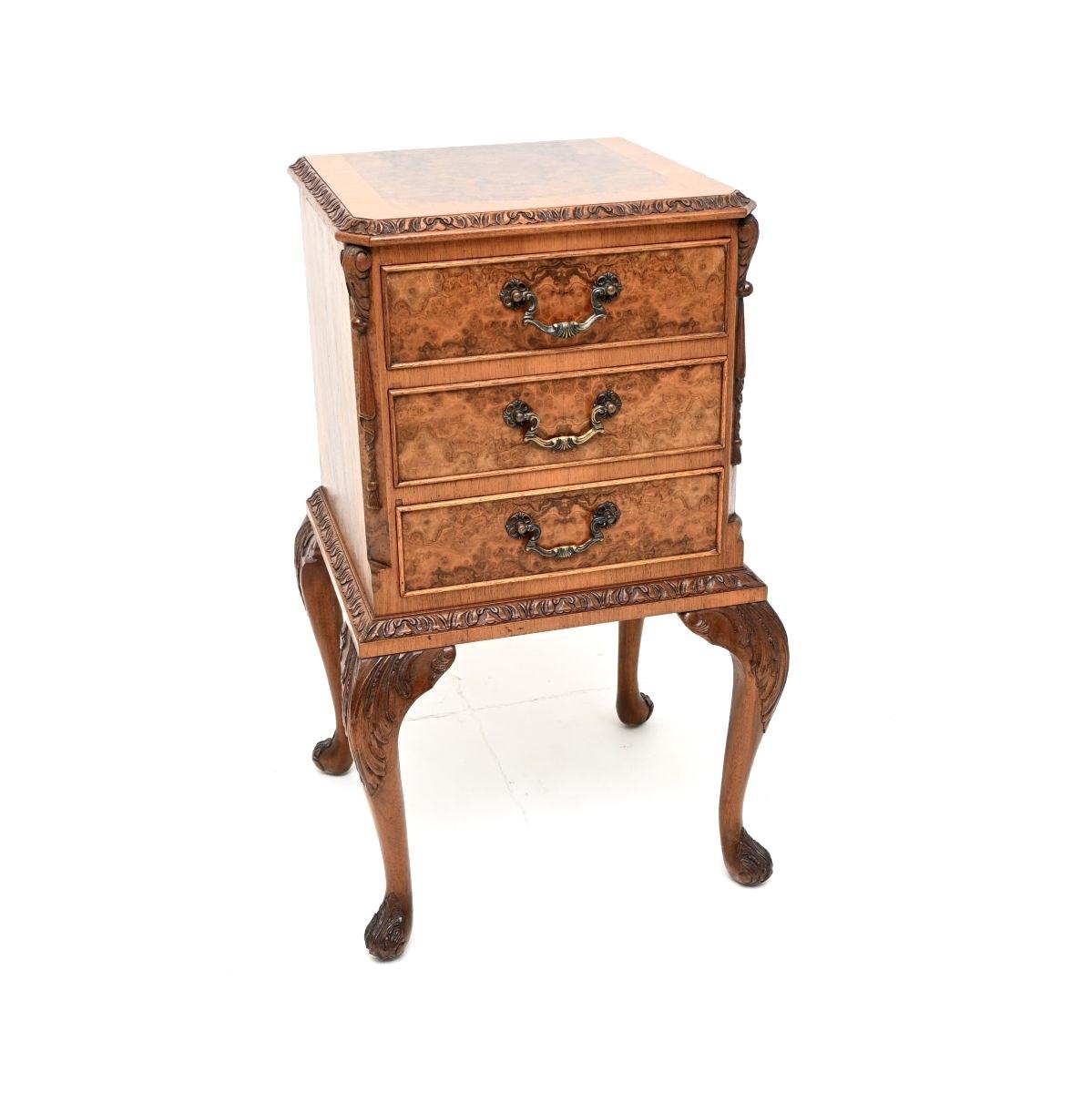 Antique Burr Walnut Chest of Drawers (1 of 8) Antique Burr Walnut Chest of Drawers (1 of 8)