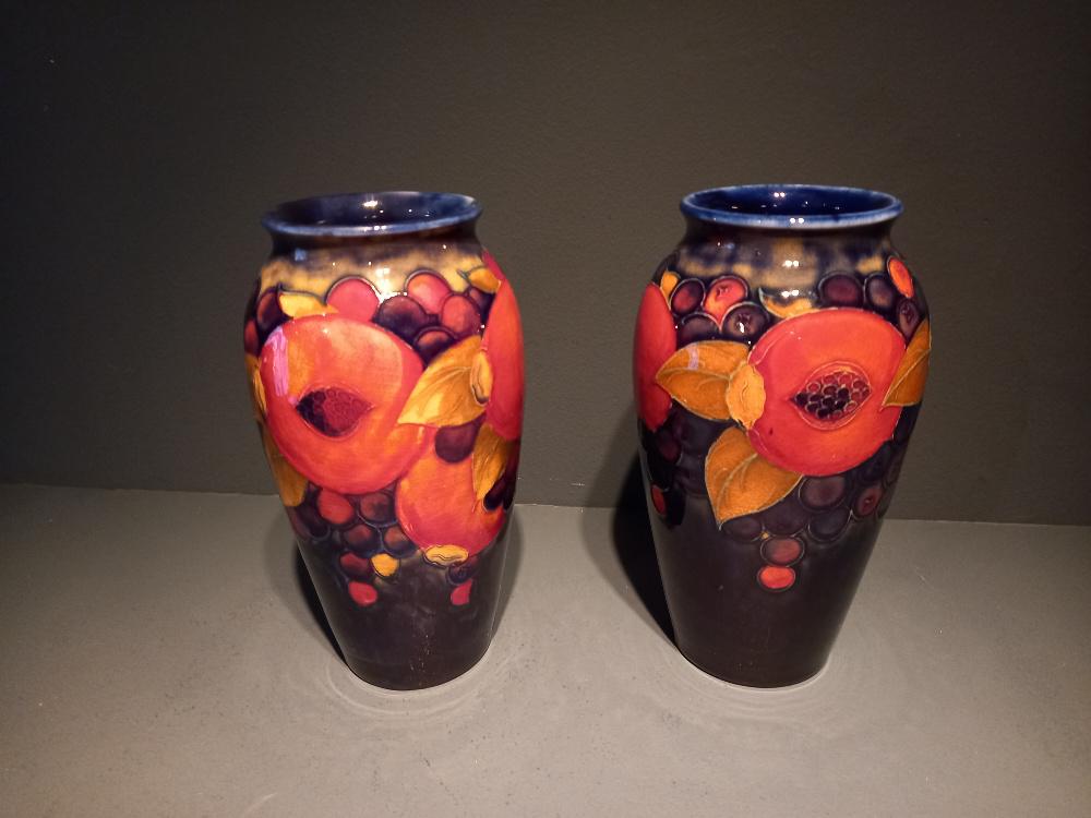 Pair of Antique Moorcroft Pomegranate Vases (1 of 6) Pair of Antique Moorcroft Pomegranate Vases (1 of 6)