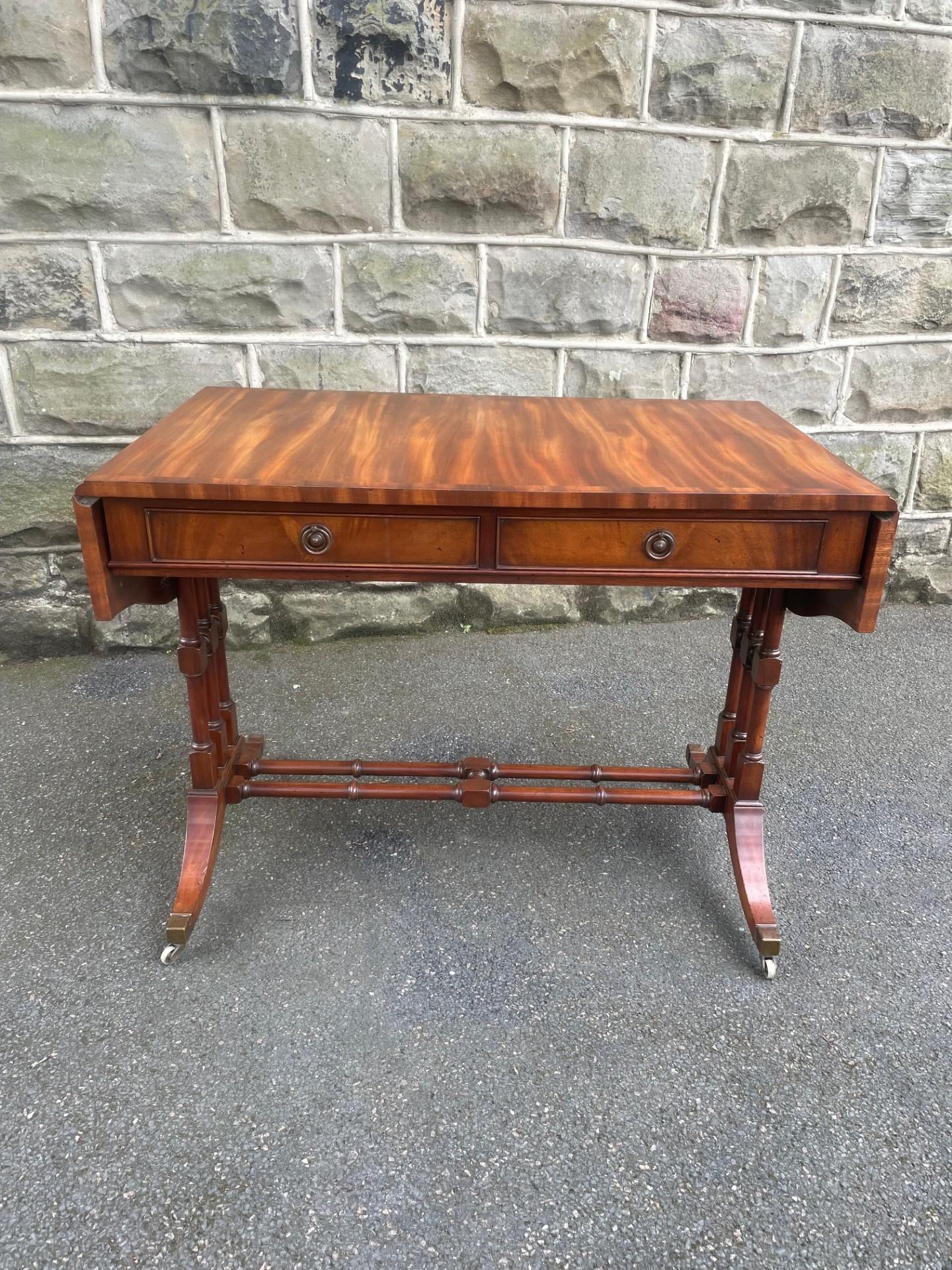 Quality Antique Mahogany Sofa Table (1 of 10) Quality Antique Mahogany Sofa Table (1 of 10)