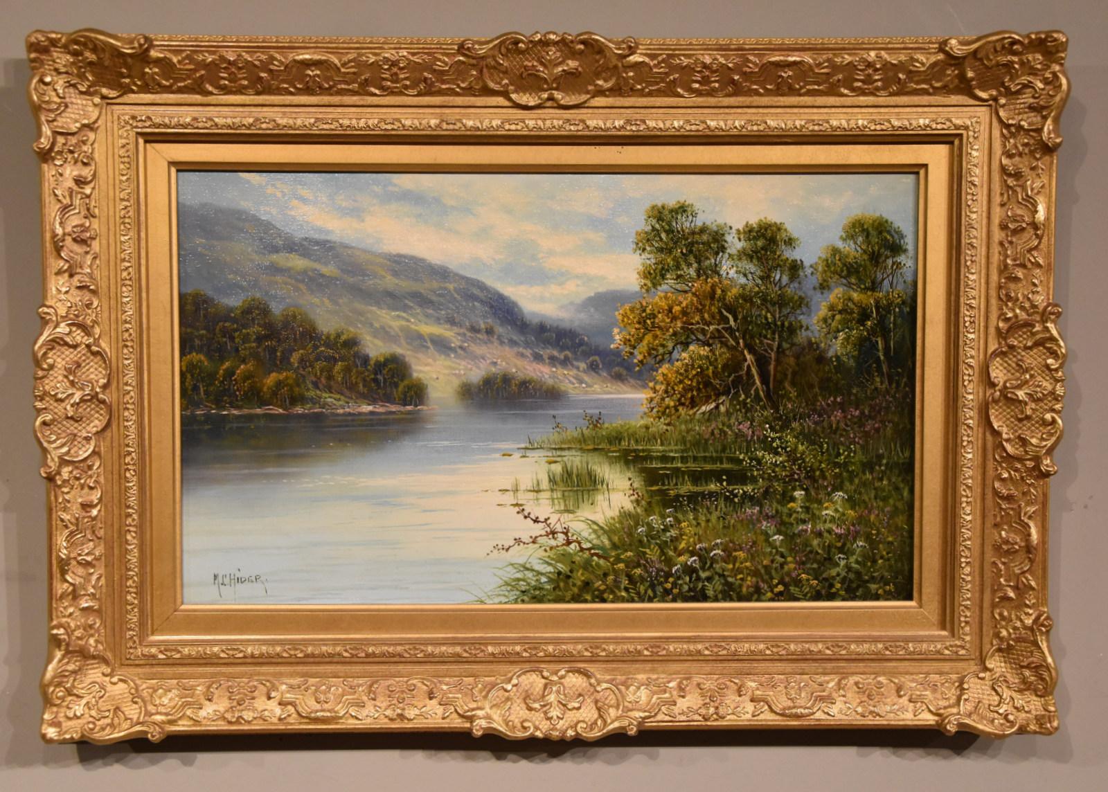 Oil Painting by M.C Hider "A Highland Loch" (1 of 5) Oil Painting by M.C Hider "A Highland Loch" (1 of 5)