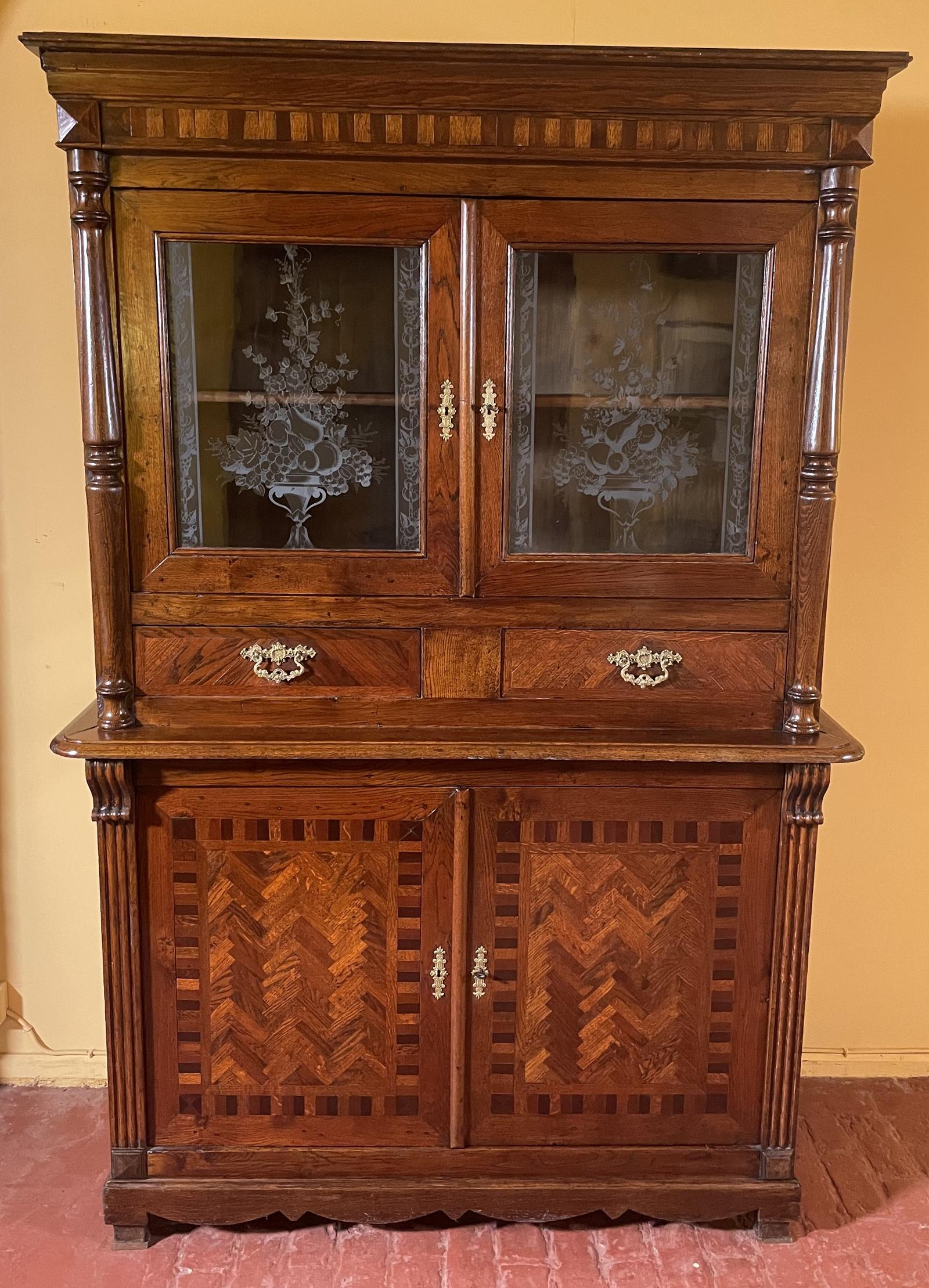 Oak Dresser Art Nouveau Period (1 of 13)