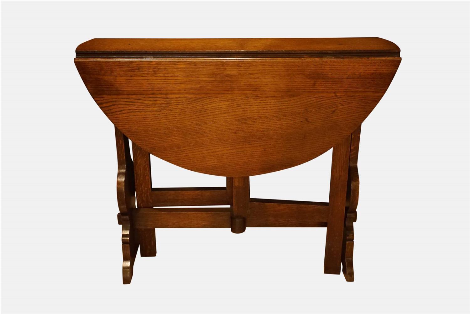 19th Century Oak Slim Gate Leg Table (1 of 6) 19th Century Oak Slim Gate Leg Table (1 of 6)