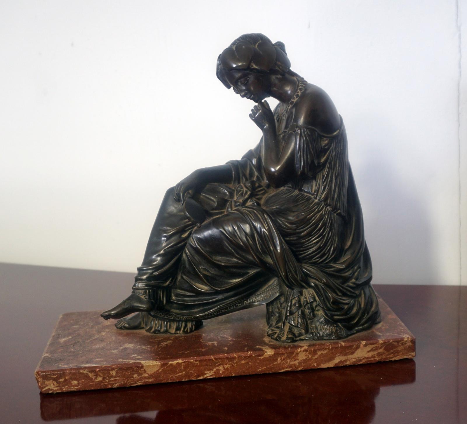 Superb Well Cast Bronze Classical Figurine by James Prodier (1 of 5)