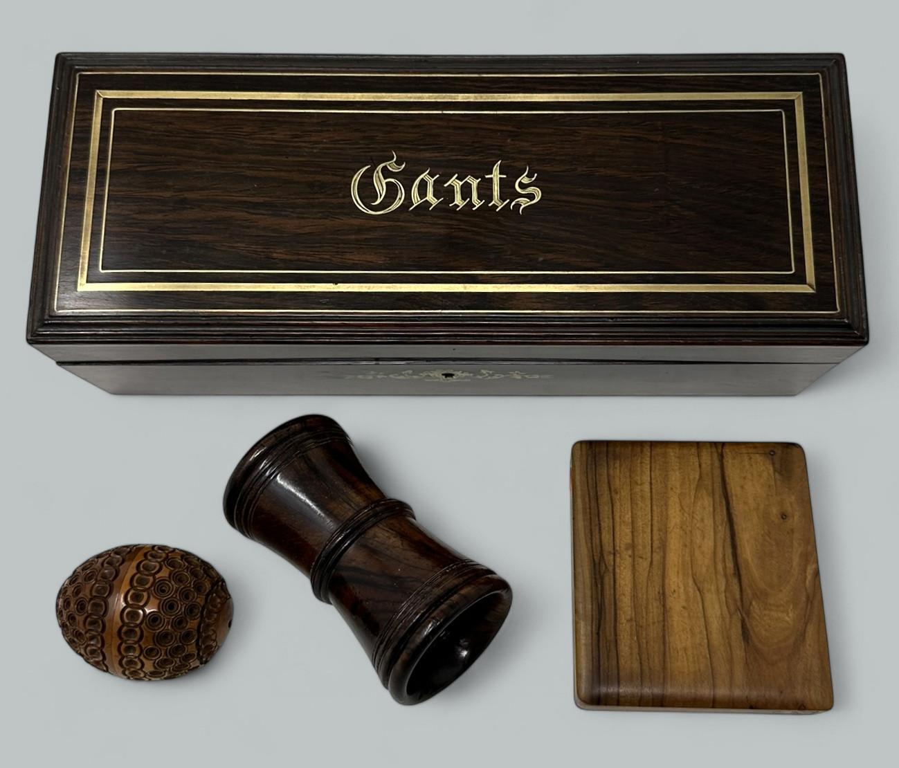 Antique Treen Ware Coquilla Nut, Glove Box, Chess Dice Shaker, Lady's Card Case (1 of 12) Antique Treen Ware Coquilla Nut, Glove Box, Chess Dice Shaker, Lady's Card Case (1 of 12)