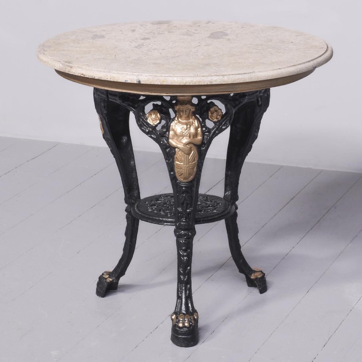 Classic Britannia Cast Iron Pub Table (1 of 6)
