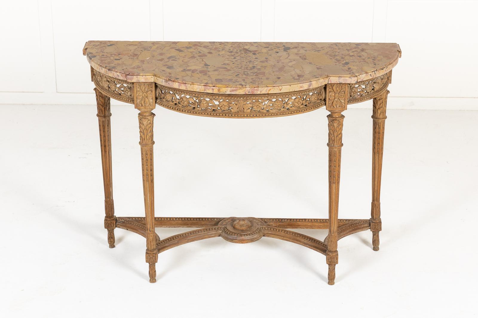 18th Century French Oak Console Table (1 of 7)