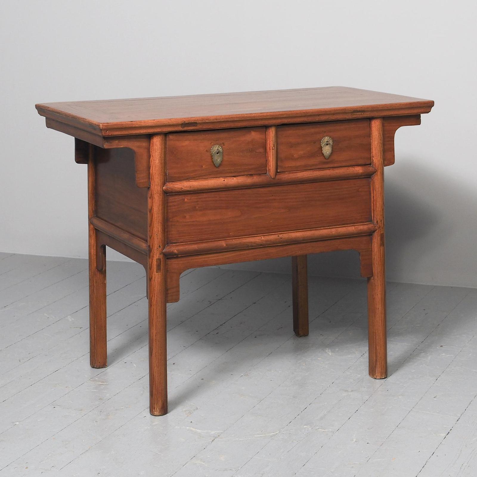 Large Chinese Elm Altar Style Table (1 of 10)