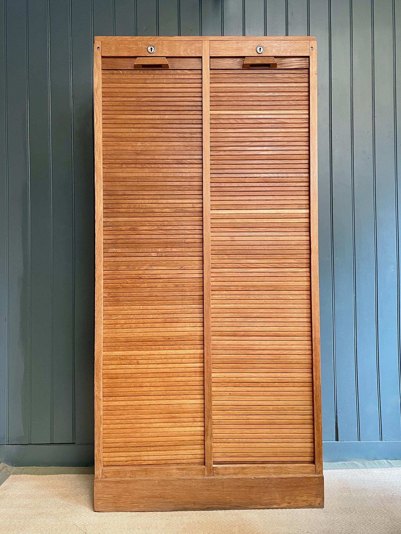 French Tambour Front Cabinet (1 of 7) French Tambour Front Cabinet (1 of 7)