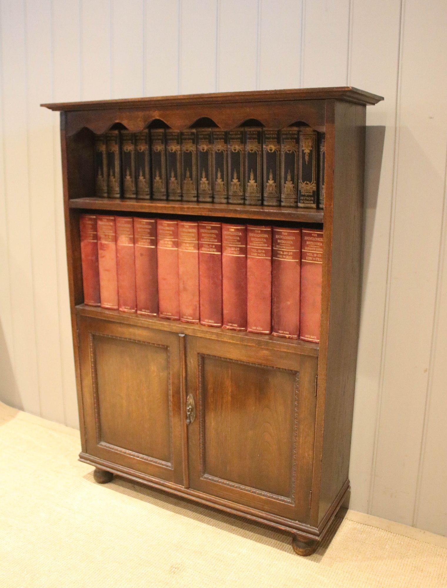 Oak Cabinet Bookcase (1 of 12) Oak Cabinet Bookcase (1 of 12)