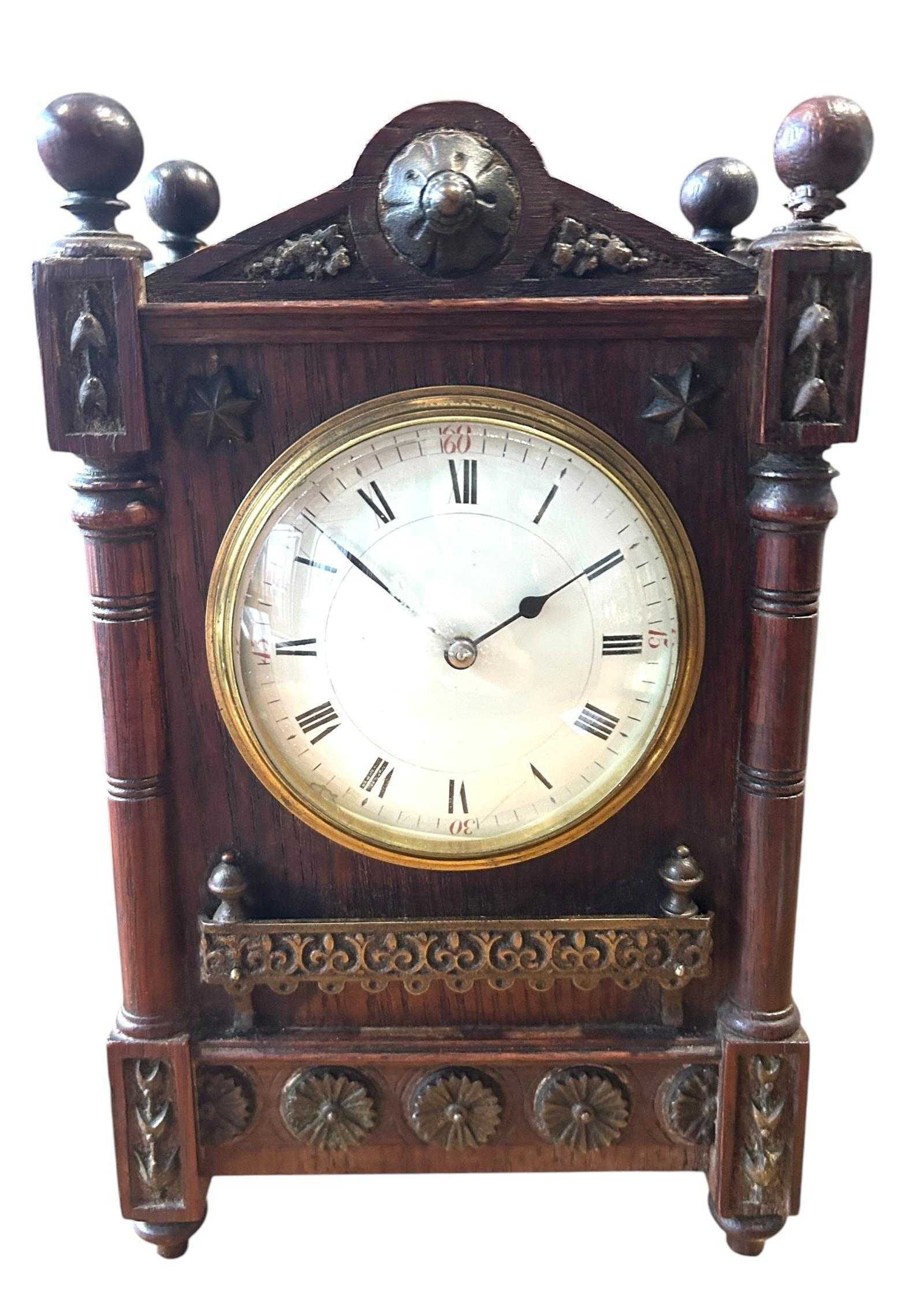 Wonderful Arts & Crafts Style Mantel Clock ca.1900 (1 of 9)