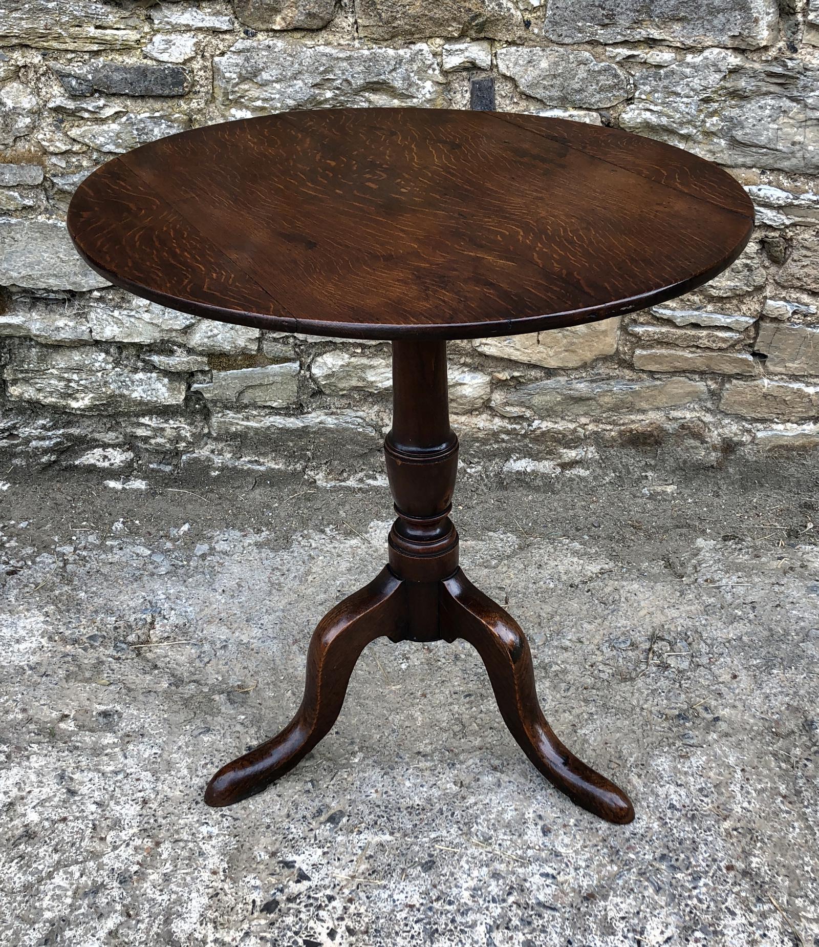 Georgian Oak Tilt Top Occasional Table (1 of 18) Georgian Oak Tilt Top Occasional Table (1 of 18)