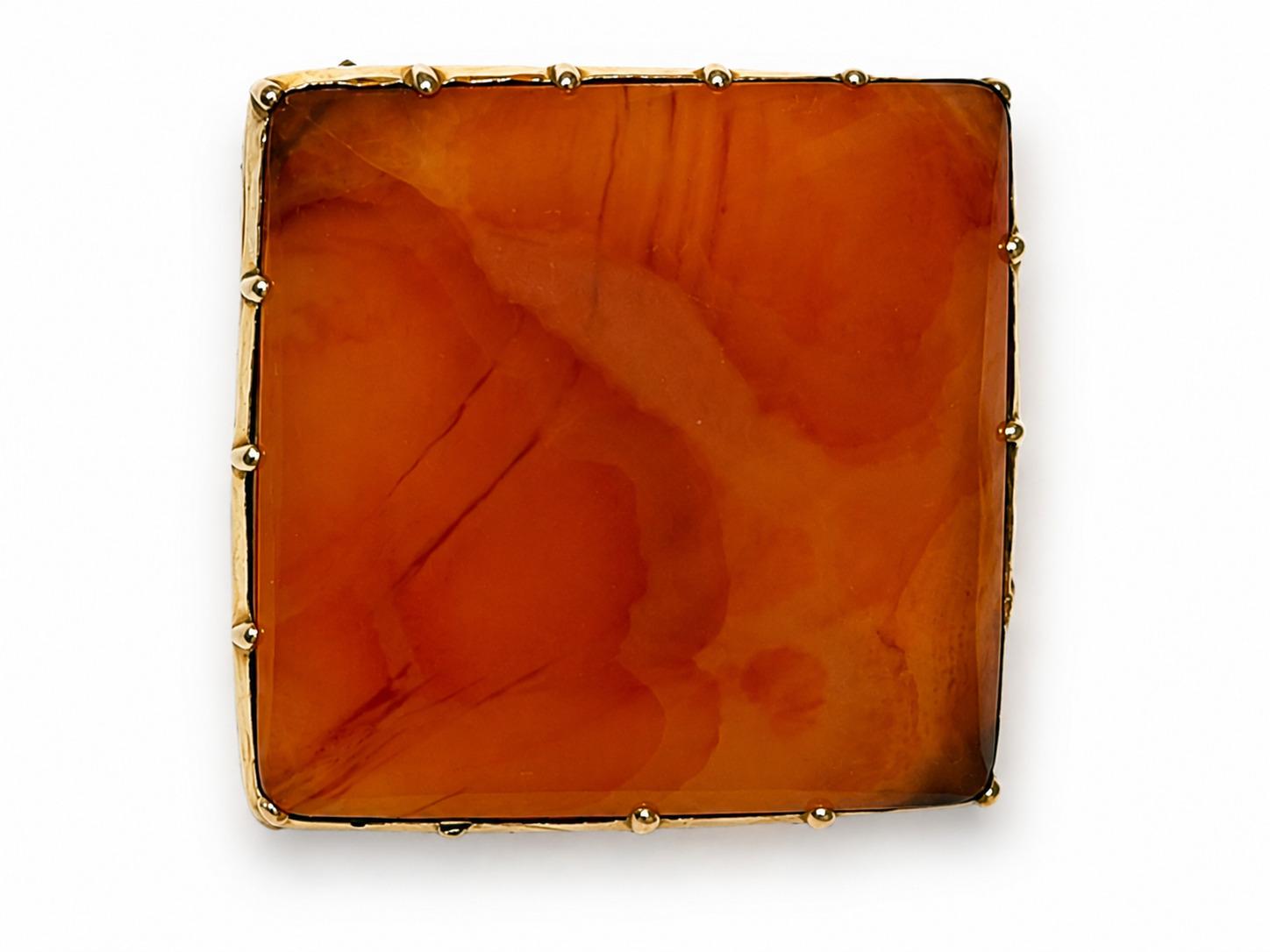 Georgian Carnelian Agate Brooch in 9ct Gold c.1830 (1 of 23) Georgian Carnelian Agate Brooch in 9ct Gold c.1830 (1 of 23)