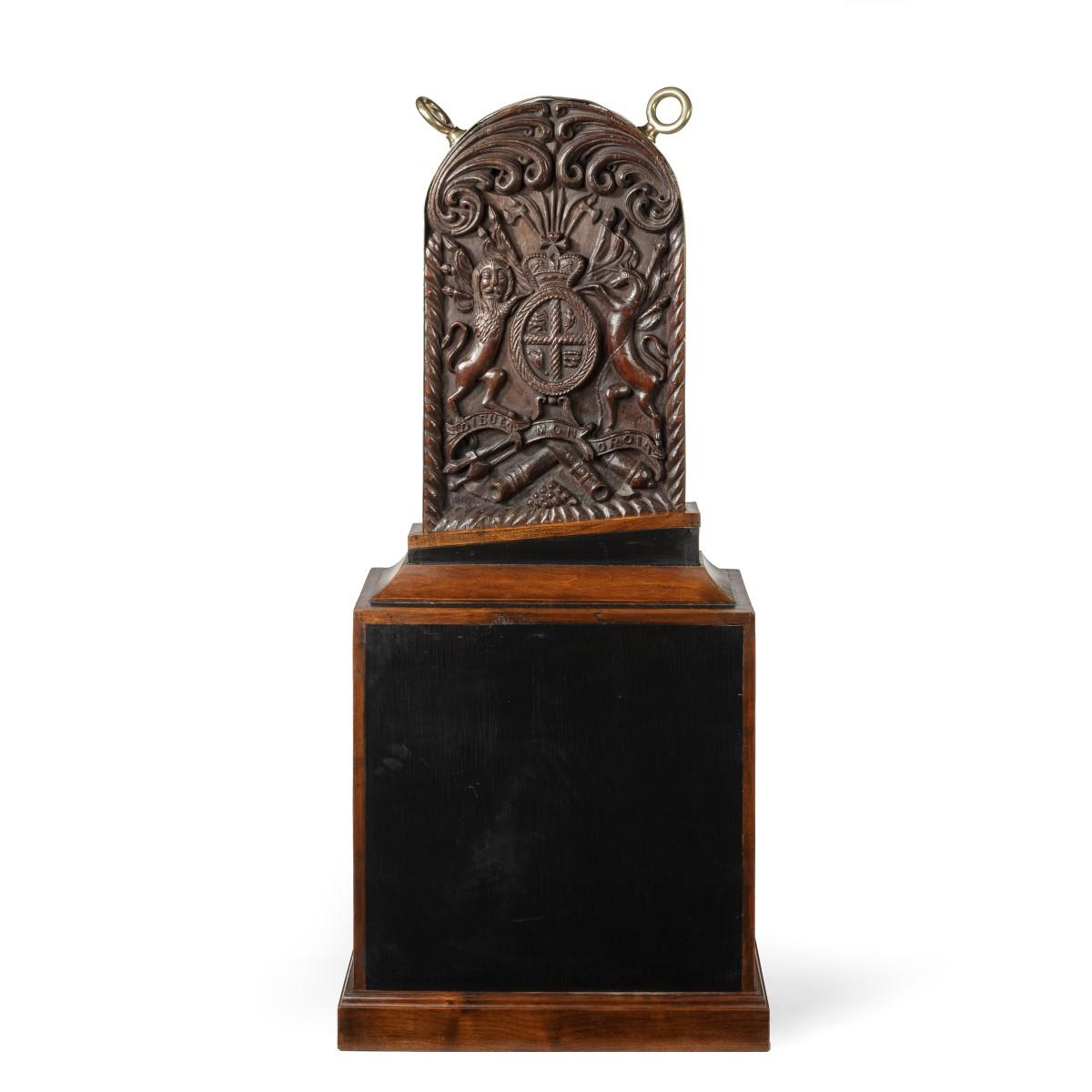 A Royal Naval Ship’s Elm Companionway Board (1 of 5)