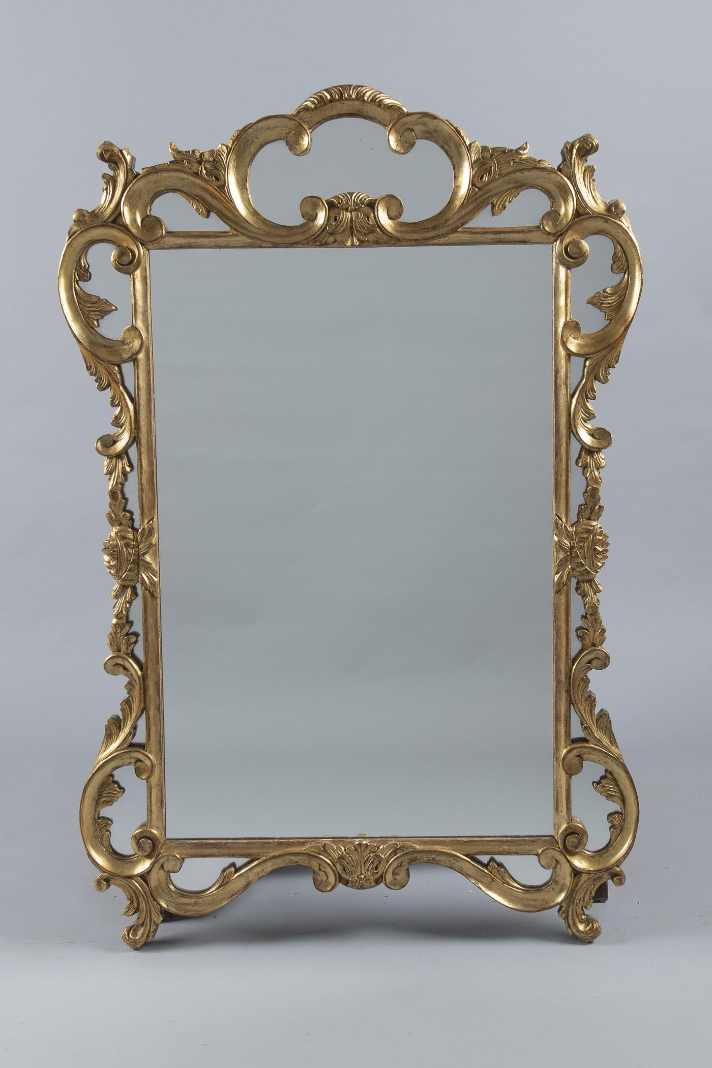 Fabulous French Carved Wood Gilt Overmantle Mirror (1 of 8) Fabulous French Carved Wood Gilt Overmantle Mirror (1 of 8)