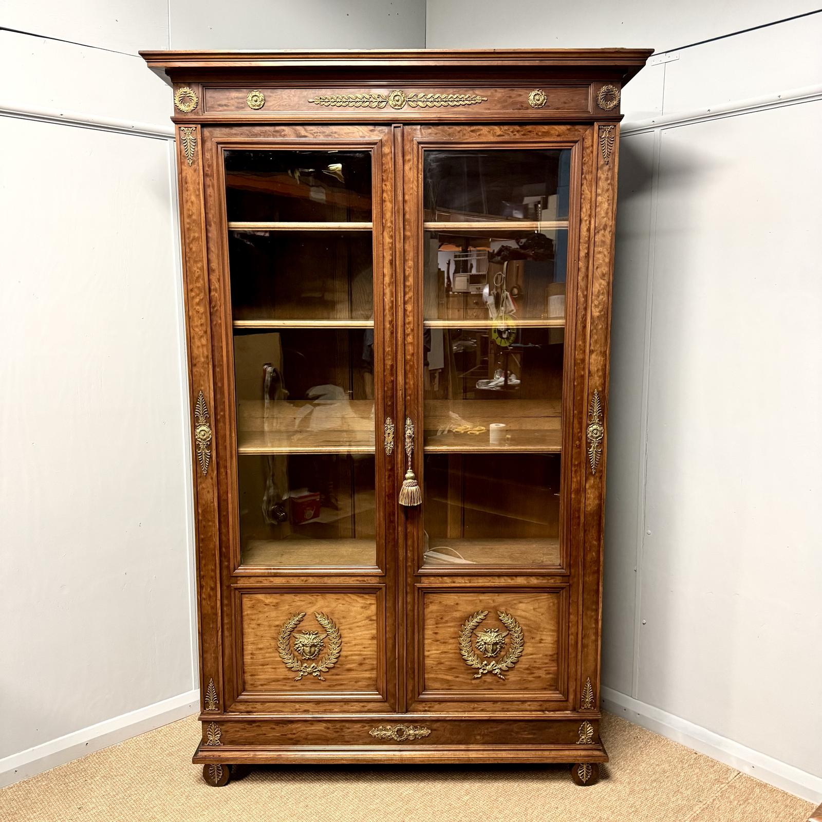 French Glazed Adjustable Bookcase (1 of 8) French Glazed Adjustable Bookcase (1 of 8)