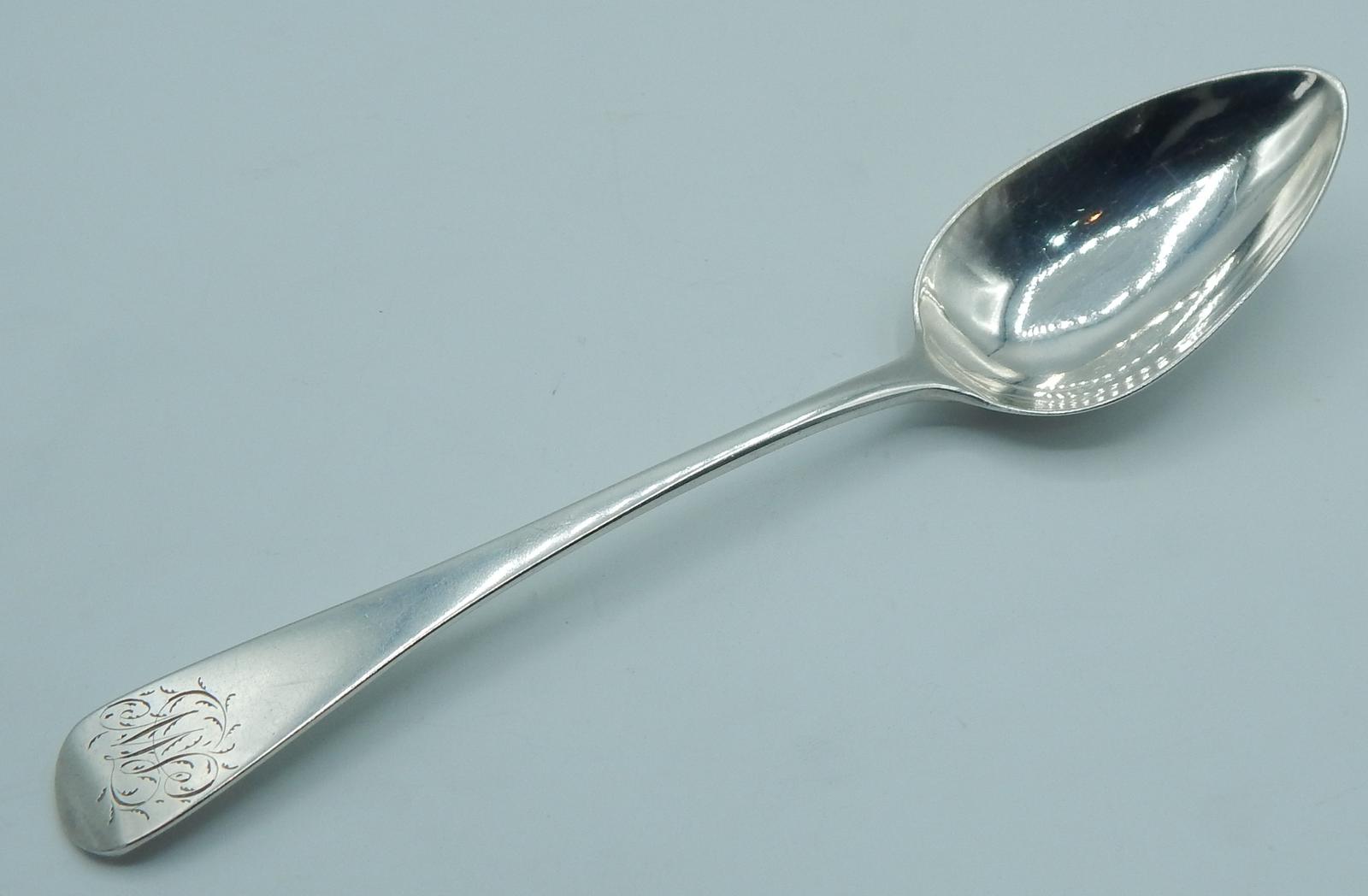 Silver Georgian Tablespoon, Old English Pattern (1 of 8)