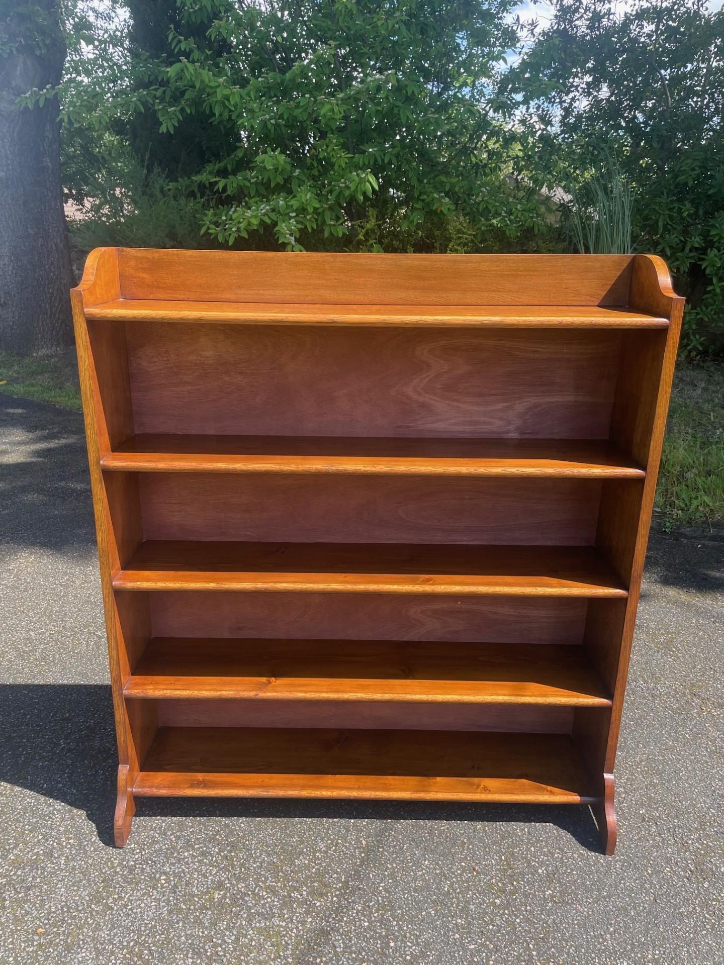 Antique Golden Oak Open Bookcase Bookshelves (1 of 9) Antique Golden Oak Open Bookcase Bookshelves (1 of 9)