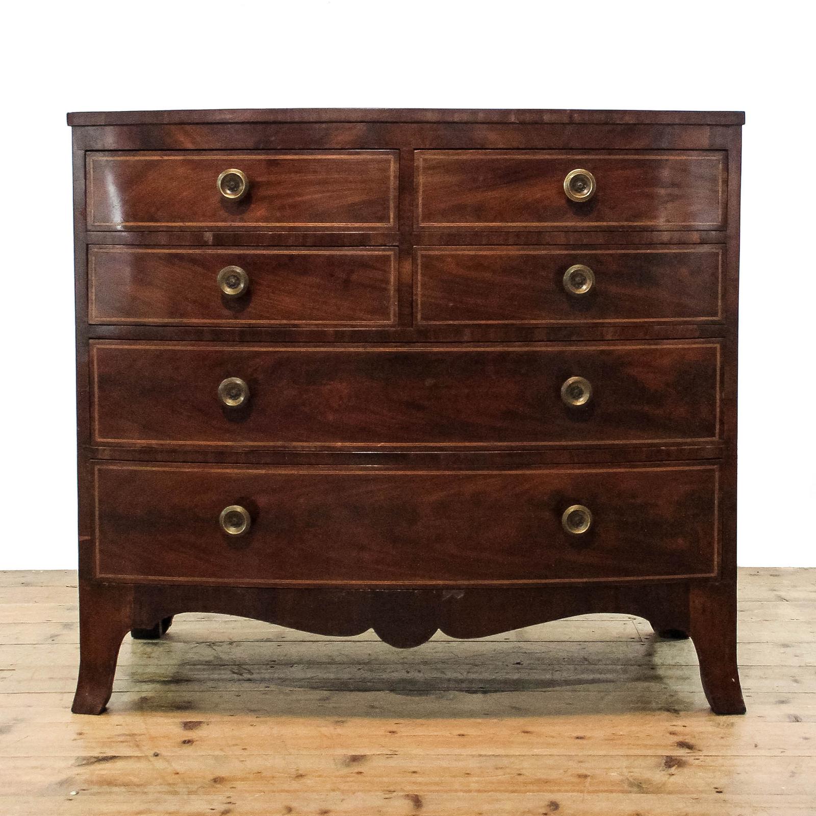 Antique 19th Century Mahogany Bow Front Chest of Drawers (1 of 12) Antique 19th Century Mahogany Bow Front Chest of Drawers (1 of 12)