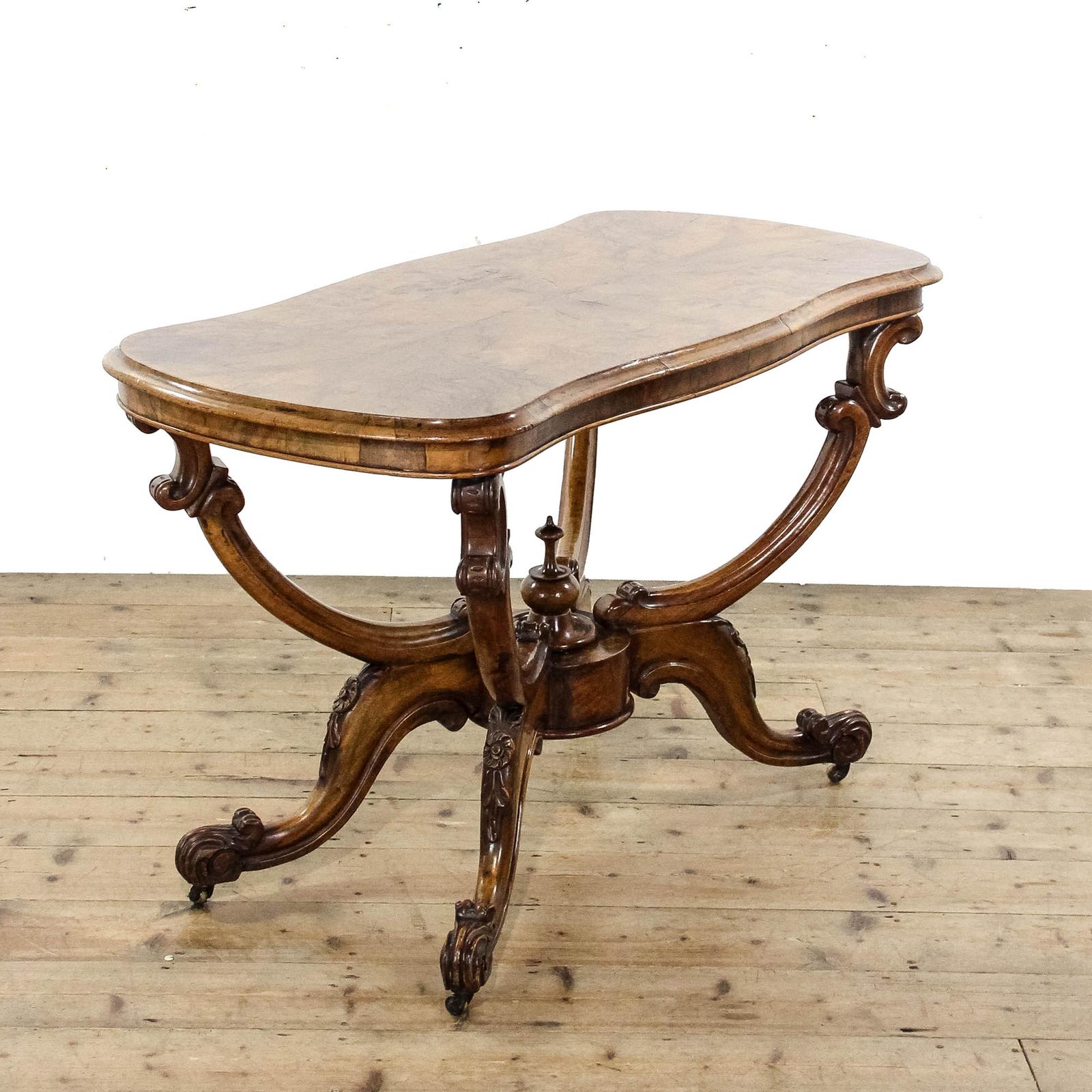 Antique Victorian Walnut Serpentine Centre Table (1 of 14) Antique Victorian Walnut Serpentine Centre Table (1 of 14)