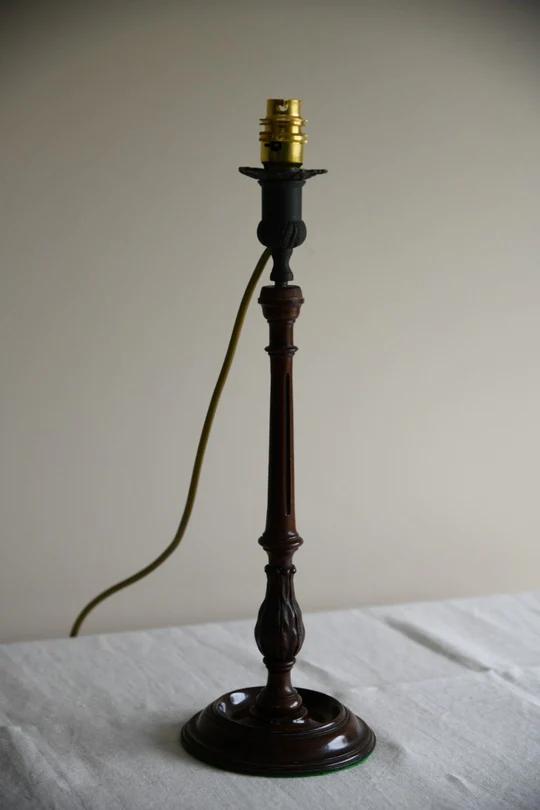 Mahogany Turned Lamp (1 of 6) Mahogany Turned Lamp (1 of 6)