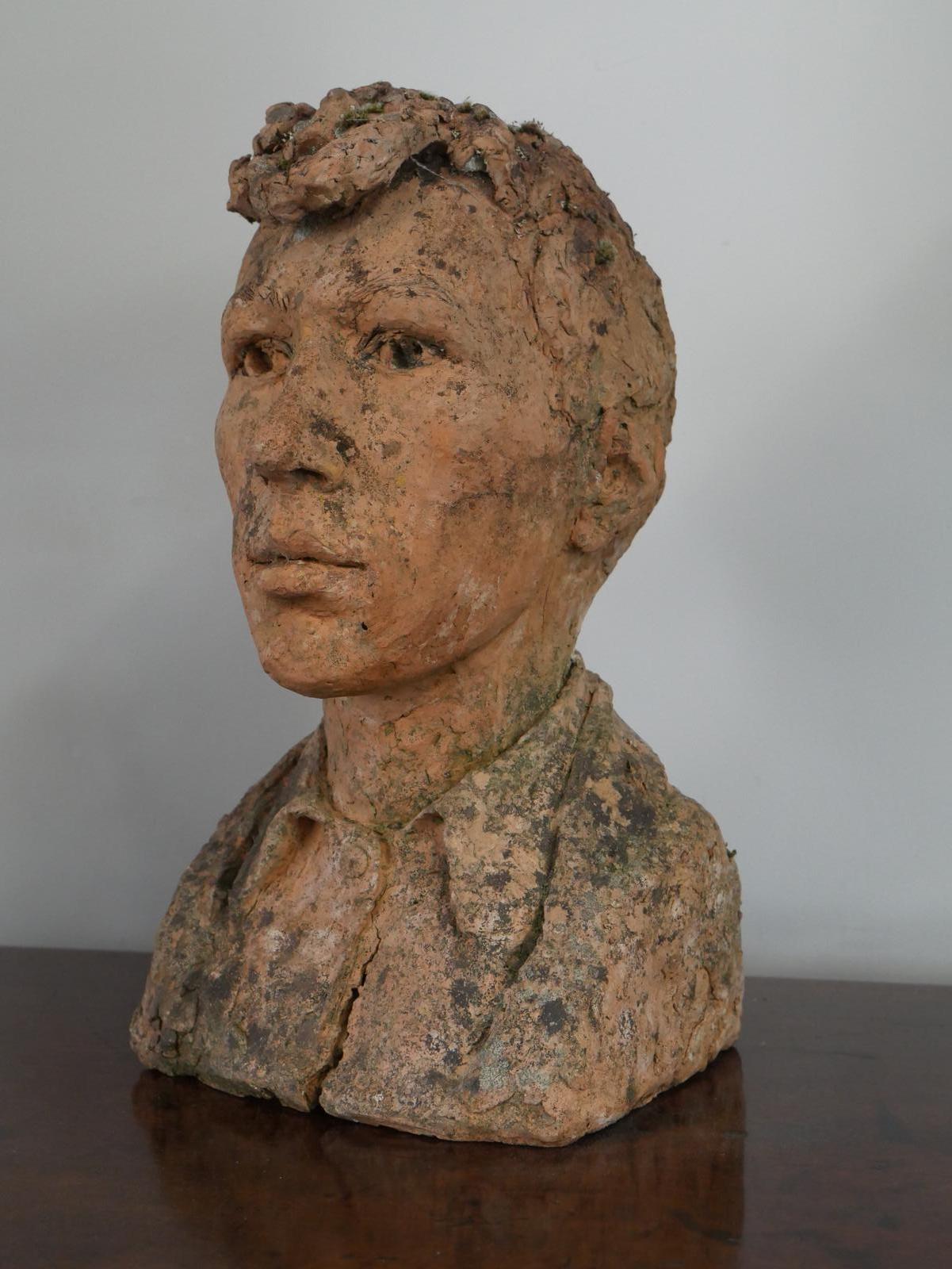 Terracotta Bust of a Young Man (1 of 8)