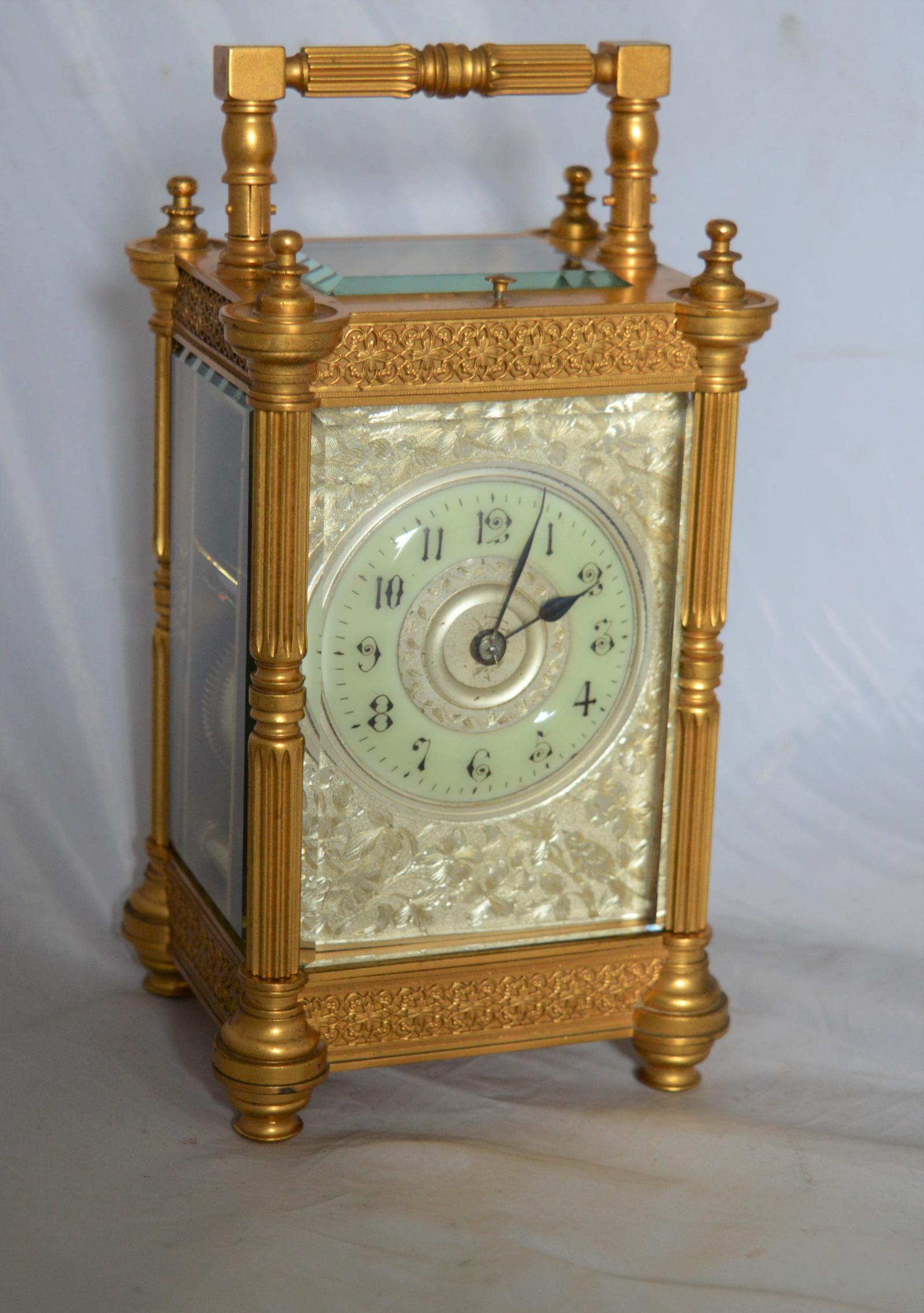Strike Repeat Fretwork Carriage Clock (1 of 7) Strike Repeat Fretwork Carriage Clock (1 of 7)