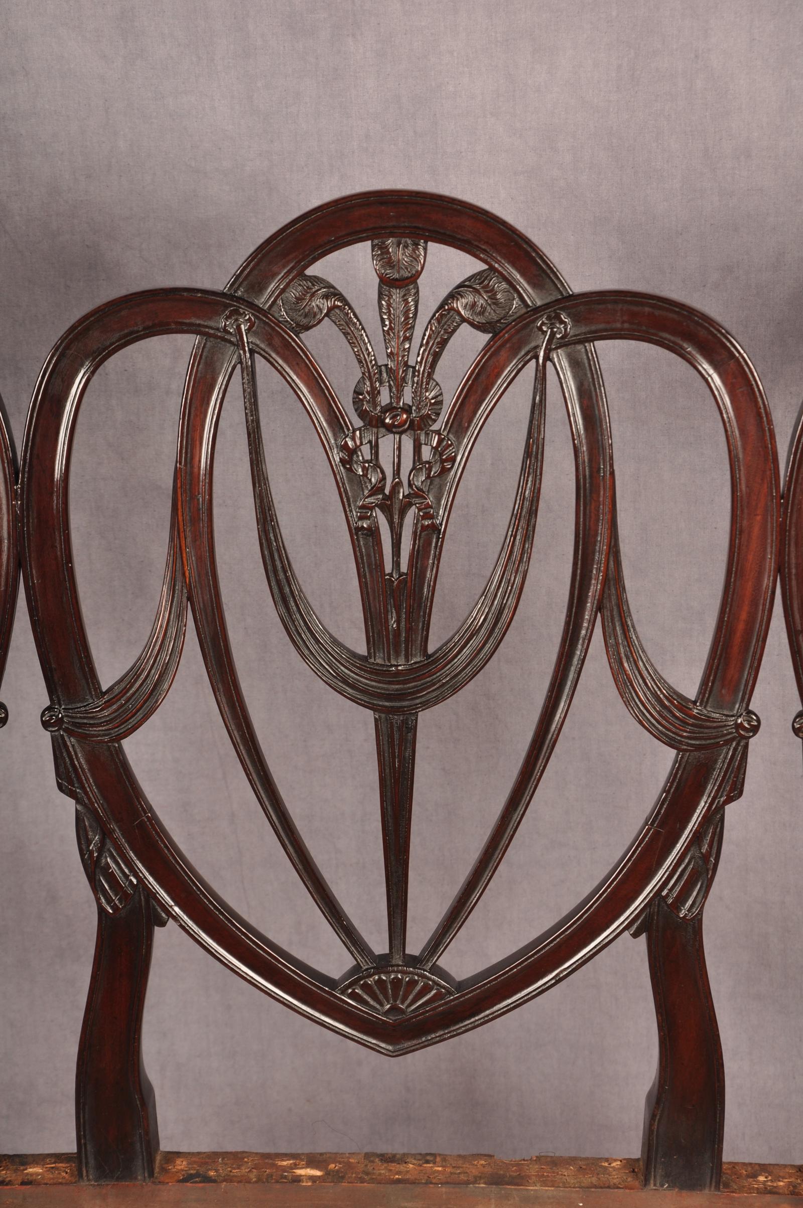 Rare 18th Century Hepplewhite Settee (1 of 20) Rare 18th Century Hepplewhite Settee (1 of 20)