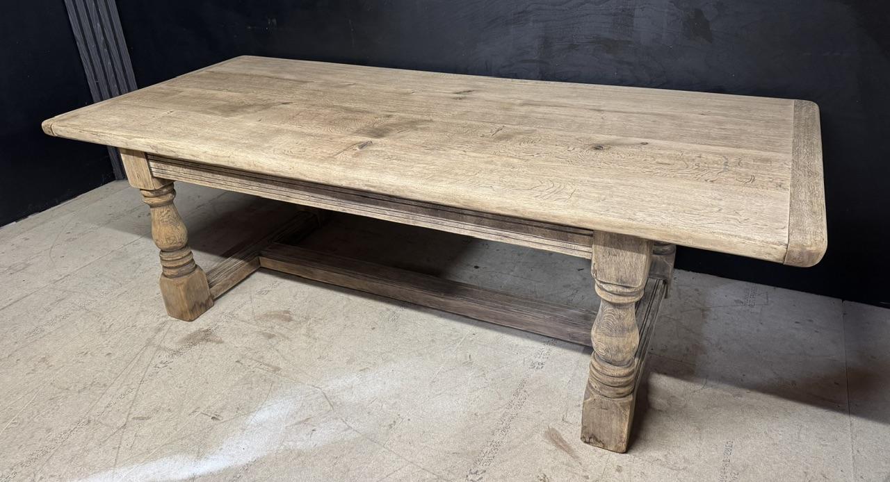 Rare Deep Large Oak Farmhouse Dining Table (1 of 15) Rare Deep Large Oak Farmhouse Dining Table (1 of 15)