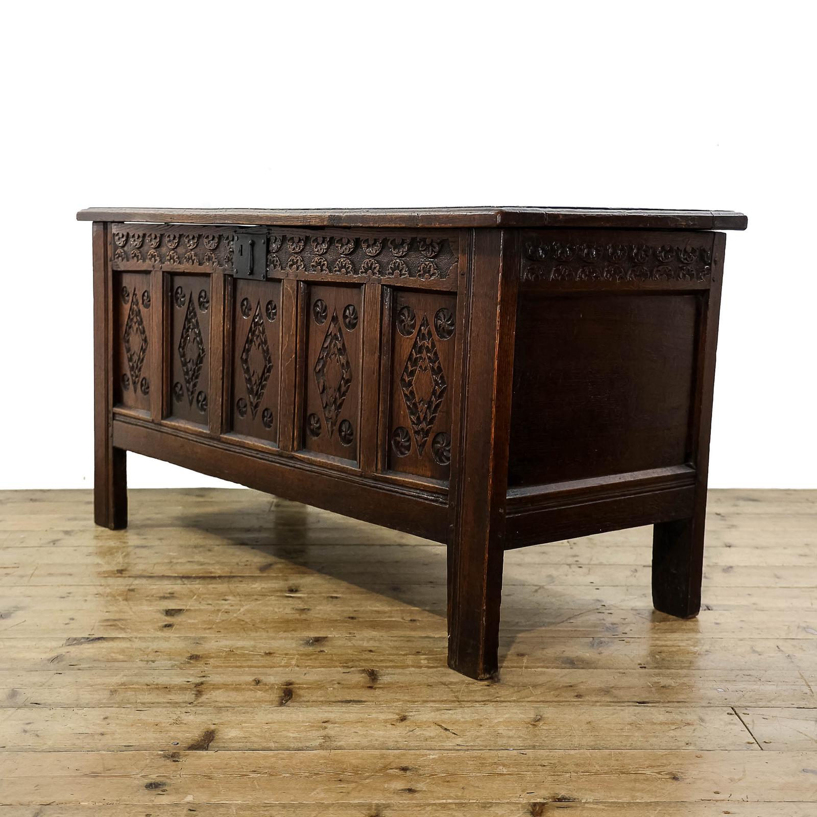 Antique 18th Century Oak Coffer (1 of 13) Antique 18th Century Oak Coffer (1 of 13)