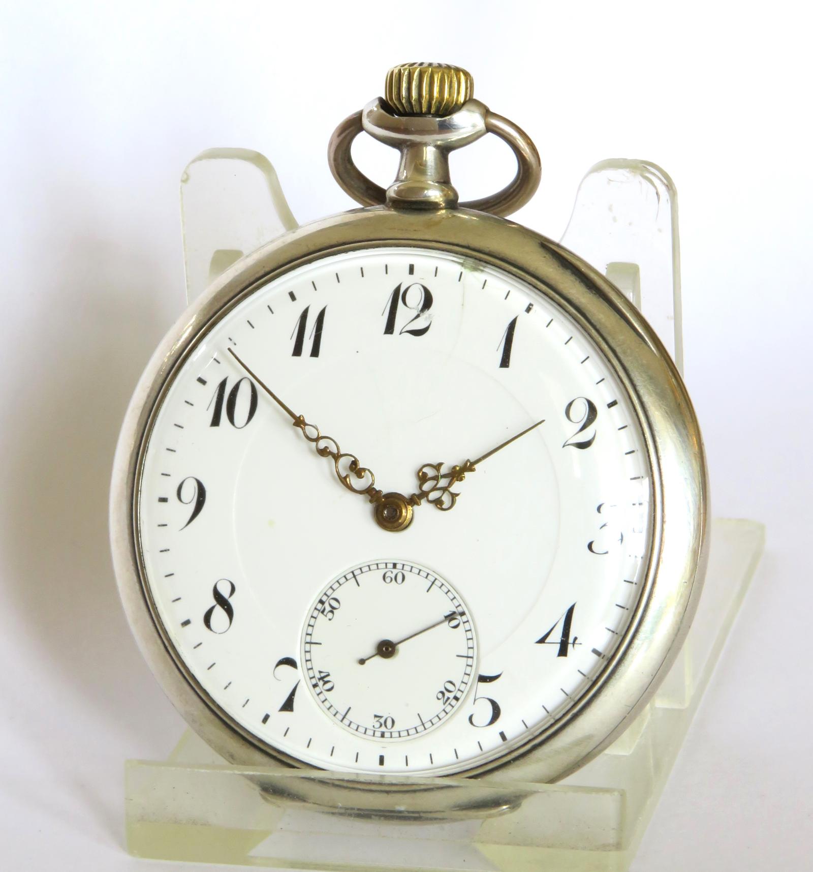 Pocket Watch: Antique Silver Tavannes Pocket Watch (1 of 5)