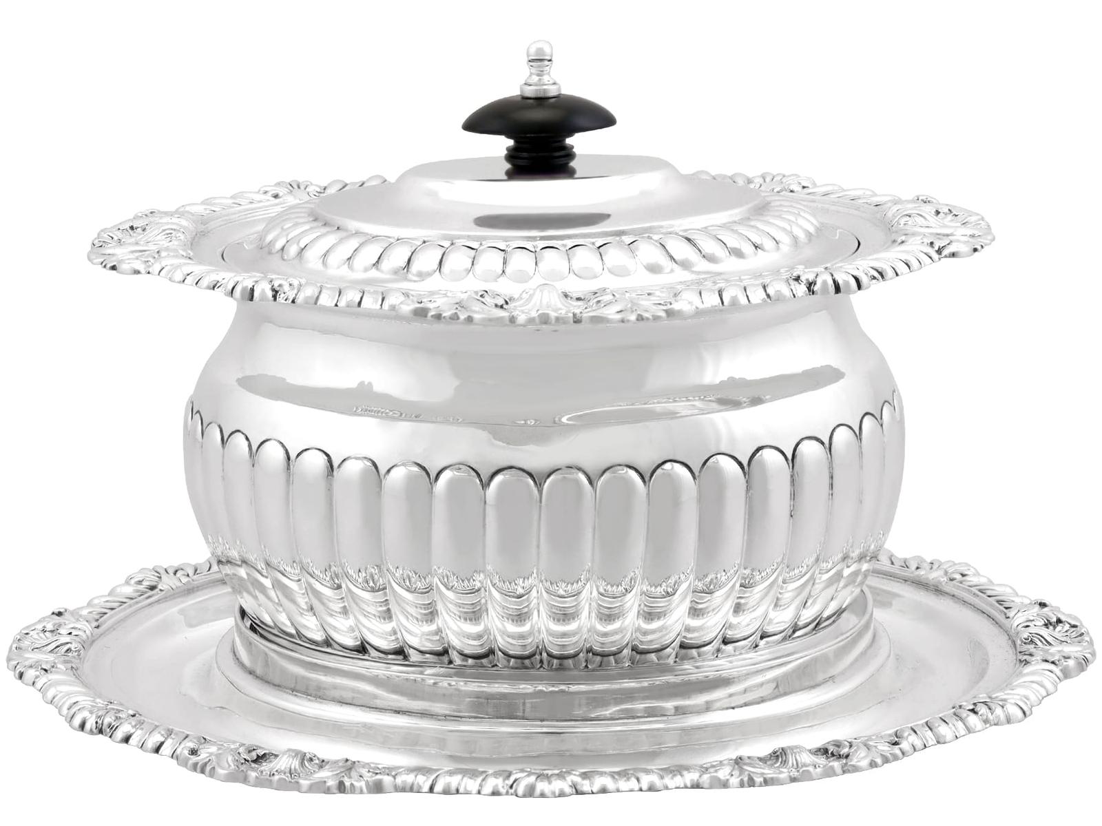 Antique George III Sterling Biscuit Box 1814 (1 of 16)