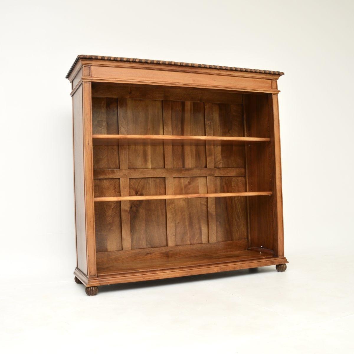 Antique Walnut Open Bookcase (1 of 10) Antique Walnut Open Bookcase (1 of 10)