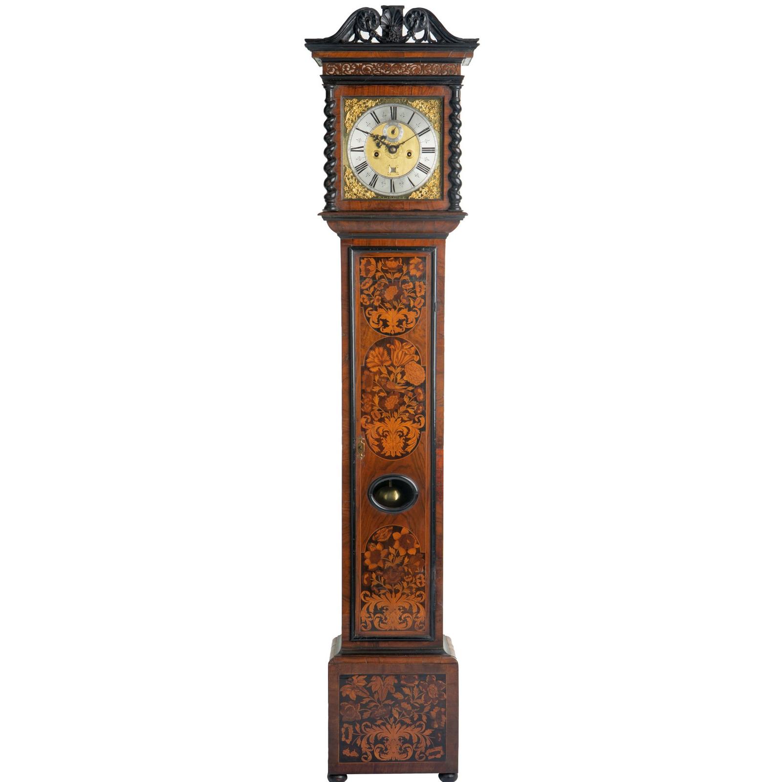 Very Fine Marquetry Longcase Clock – Richard Baker of London (1 of 2)
