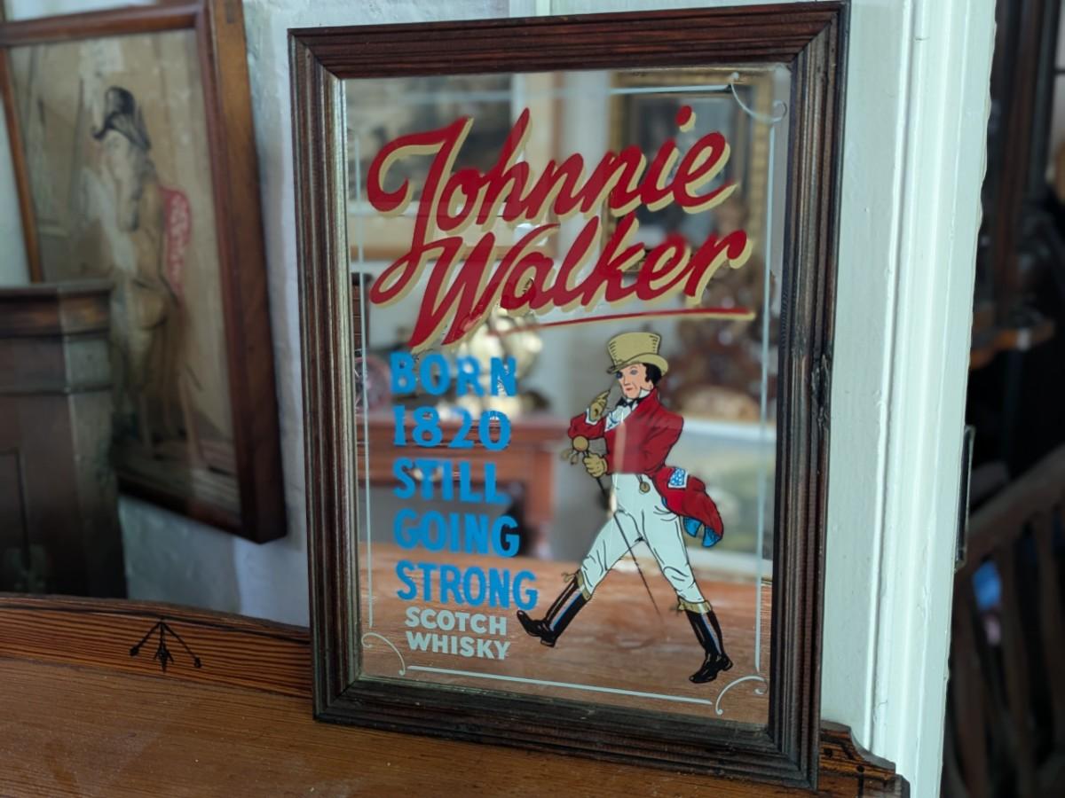 Johnny Walker Advertising Mirror (1 of 1) Johnny Walker Advertising Mirror (1 of 1)